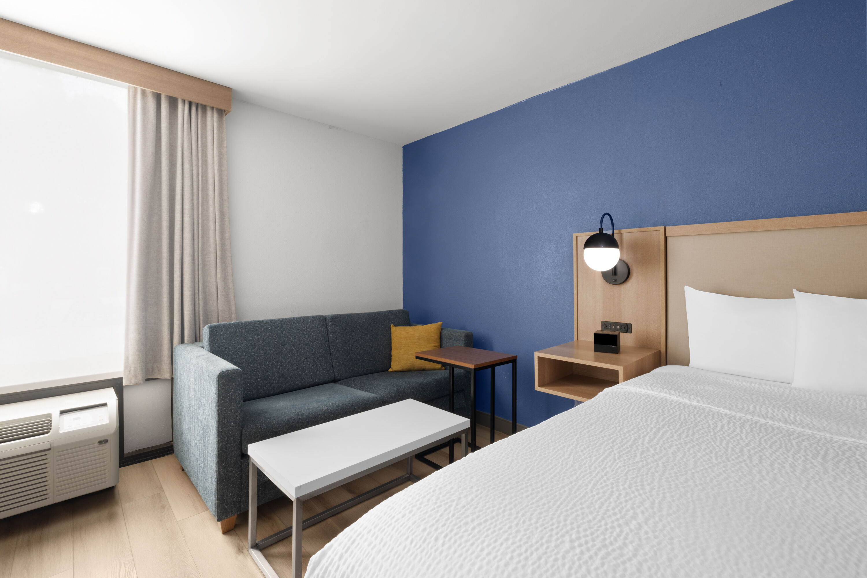 Guest room at the La Quinta Inn & Suites by Wyndham Myrtle Beach in Myrtle Beach, South Carolina