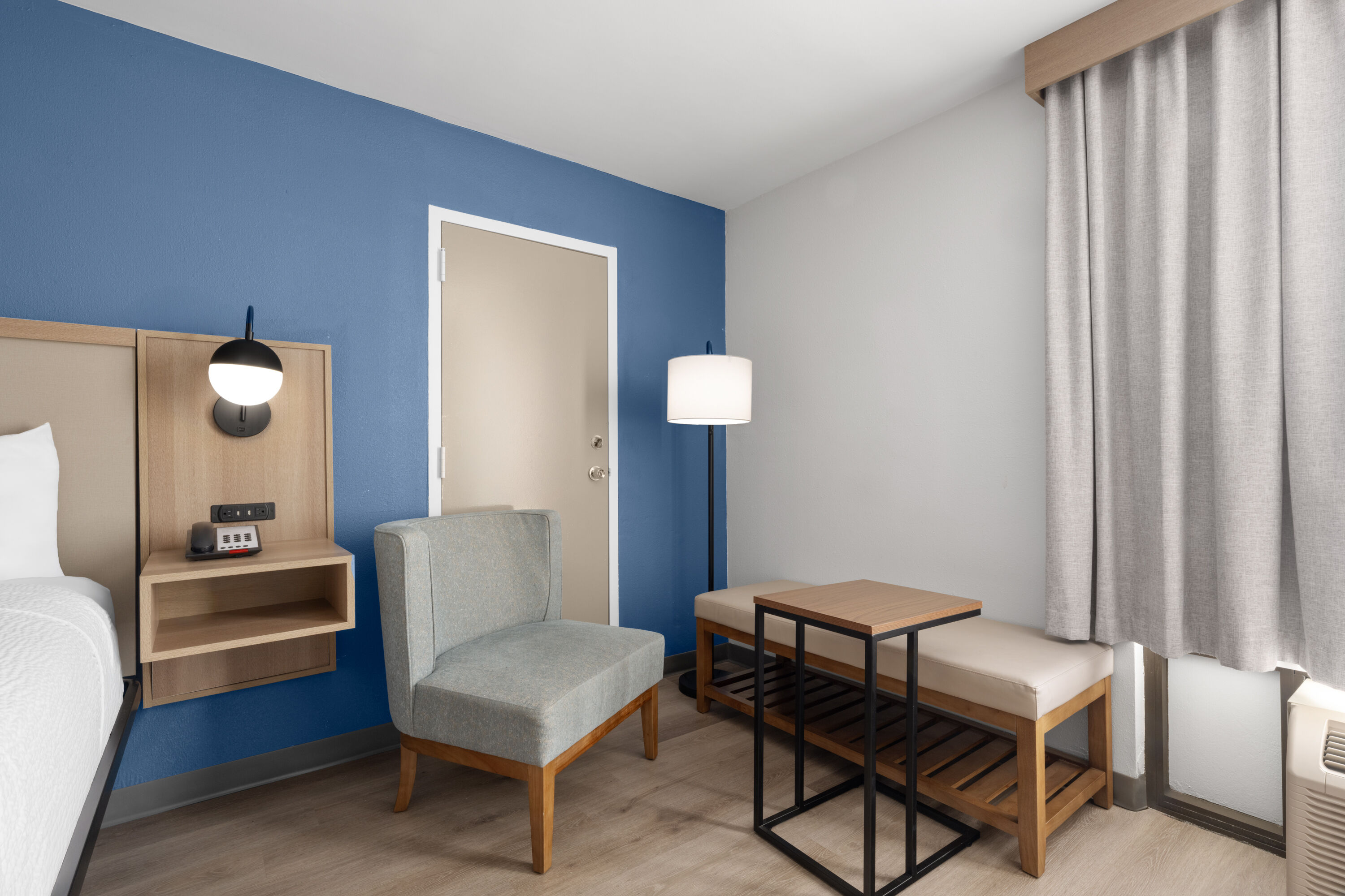 Guest room at the La Quinta Inn & Suites by Wyndham Myrtle Beach in Myrtle Beach, South Carolina