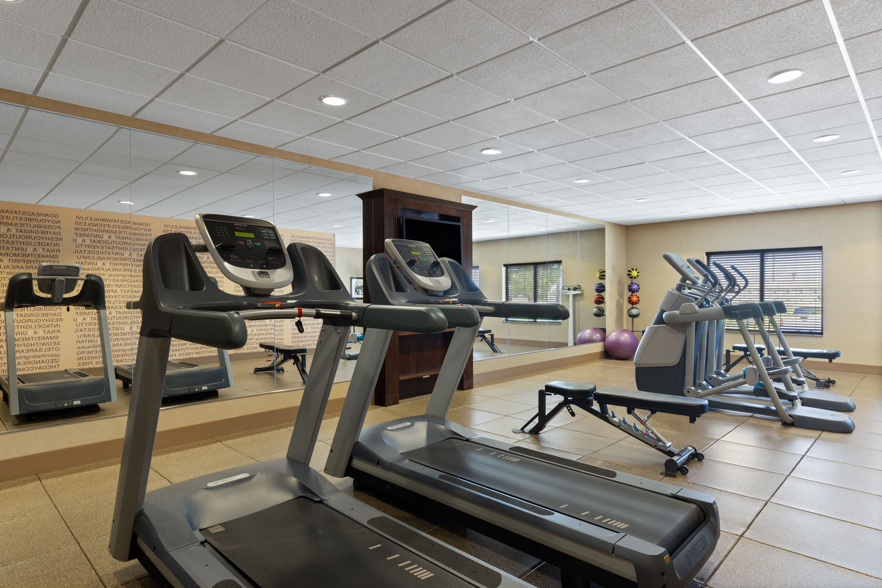 Fitness room at La Quinta Inn & Suites by Wyndham Sioux Falls in Sioux Falls, South Dakota