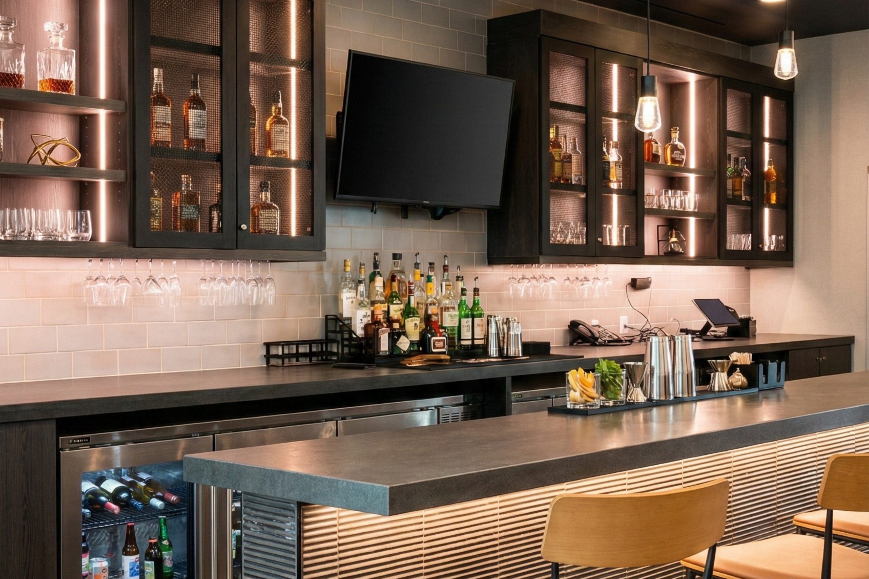 Bar at La Quinta Inn & Suites by Wyndham Chattanooga Downtown/South in Chattanooga, Tennessee
