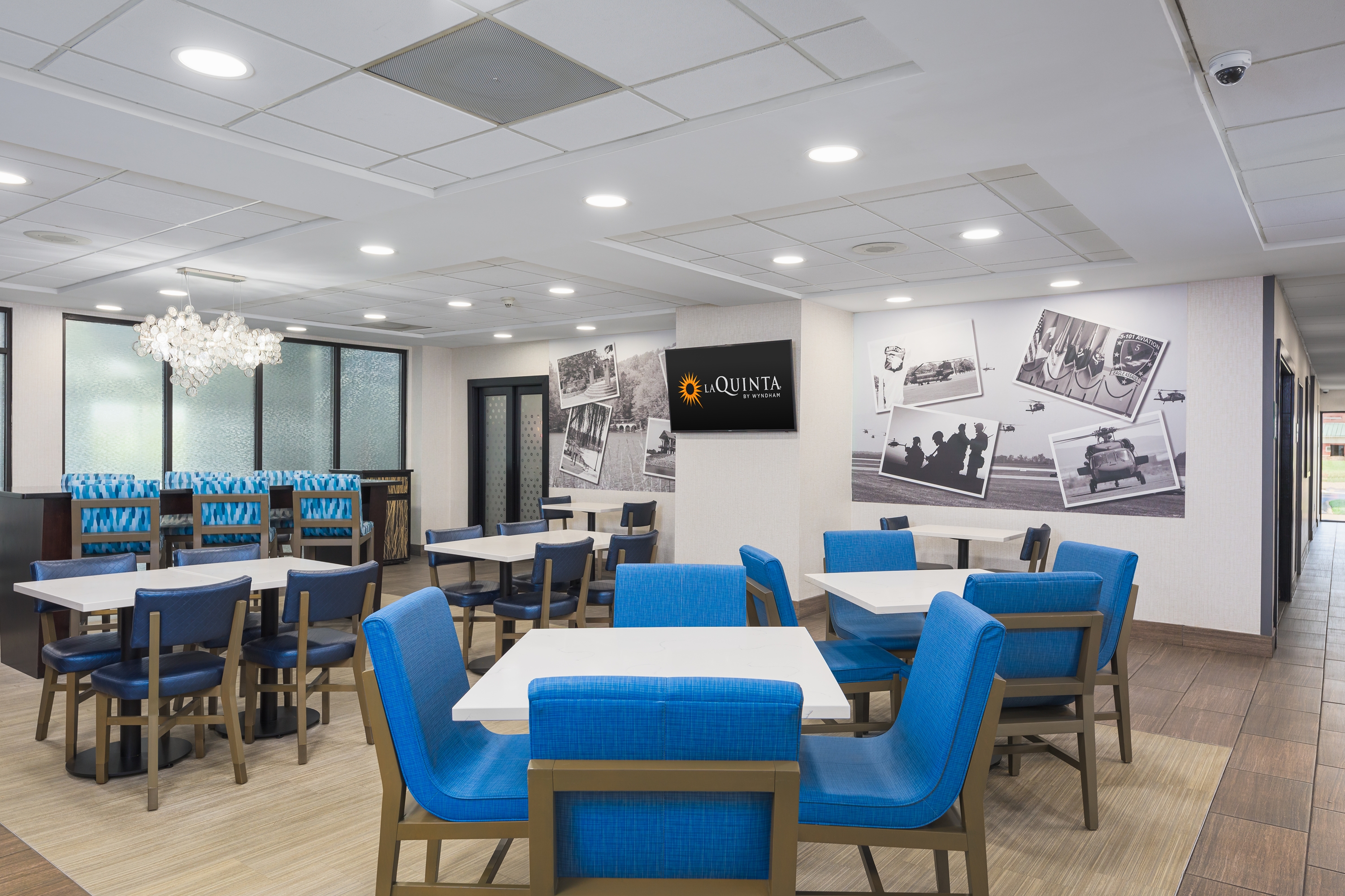 Free breakfast at La Quinta Inn & Suites by Wyndham Clarksville in Clarksville, Tennessee