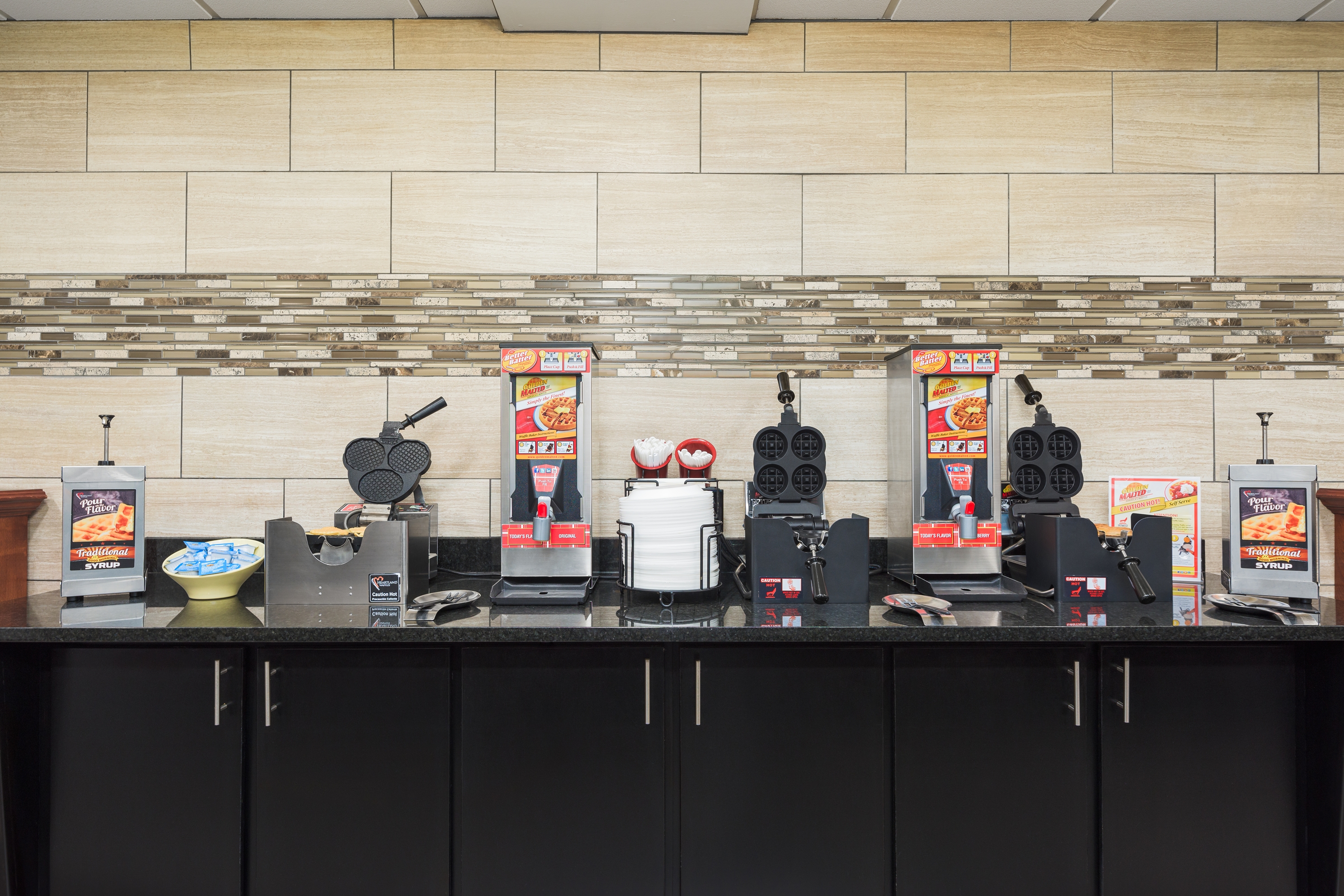 Free breakfast at La Quinta Inn & Suites by Wyndham Clarksville in Clarksville, Tennessee