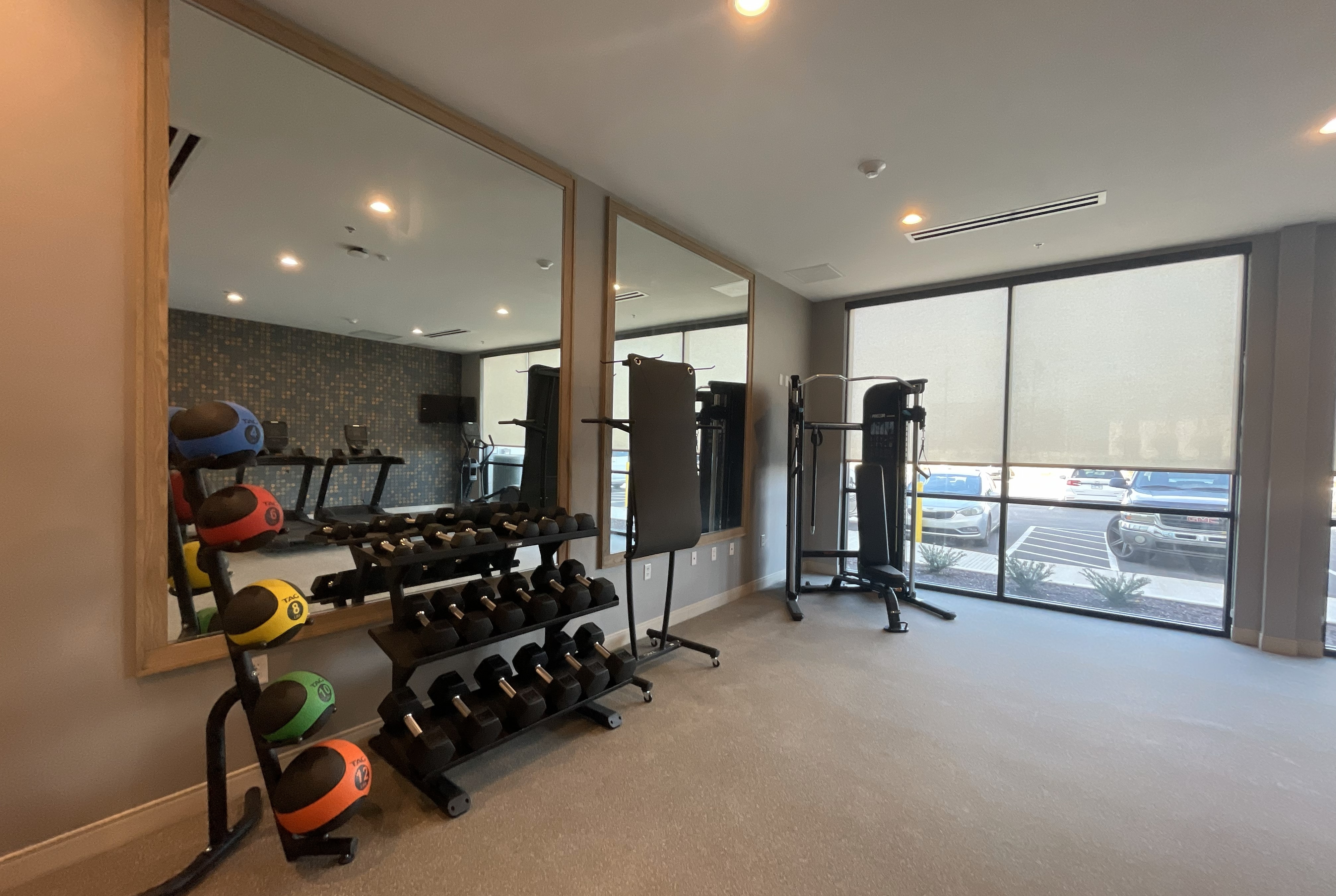 Fitness room at La Quinta Inn & Suites by Wyndham Jackson in Jackson, Tennessee
