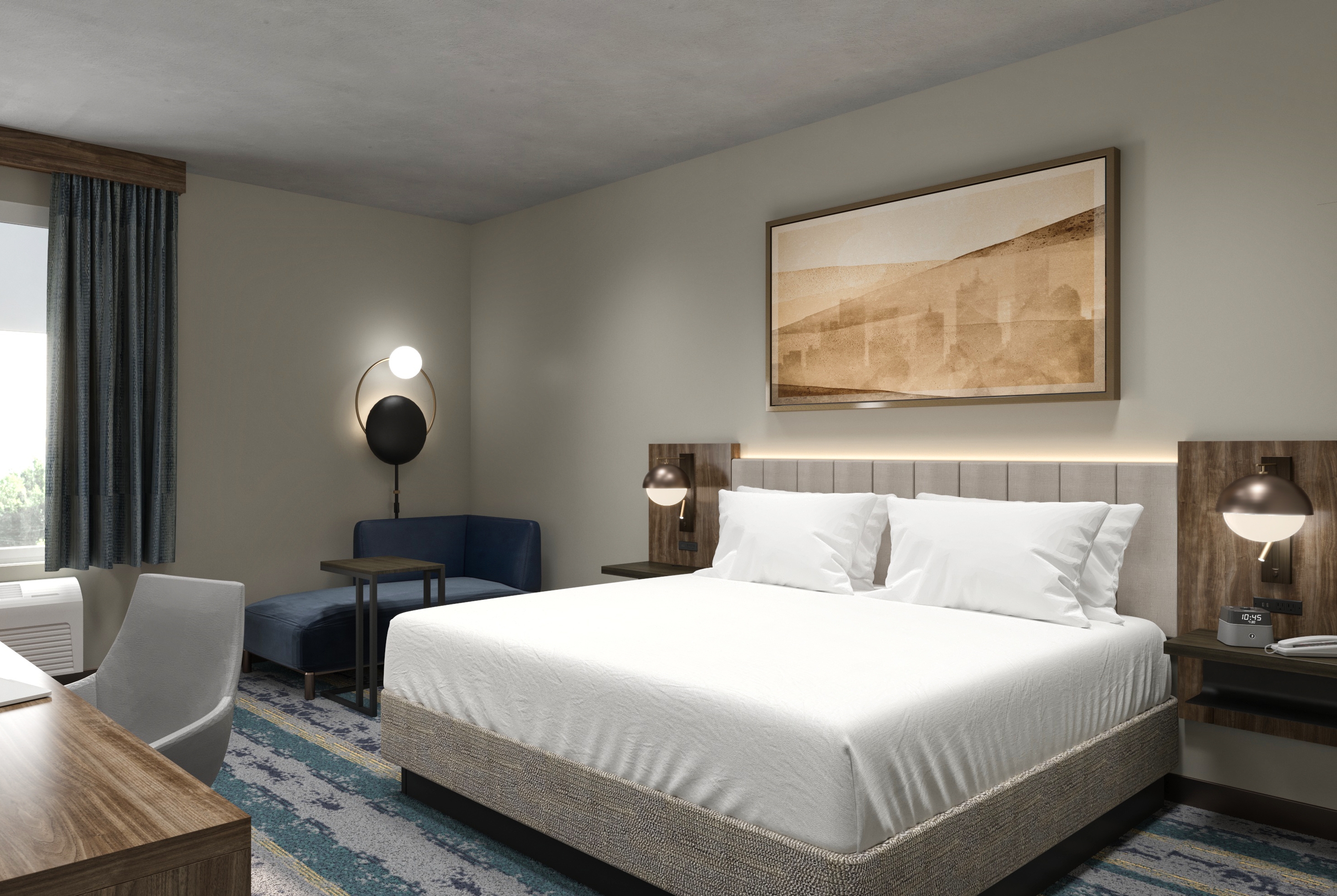 Guest room at the La Quinta Inn & Suites by Wyndham Jackson in Jackson, Tennessee