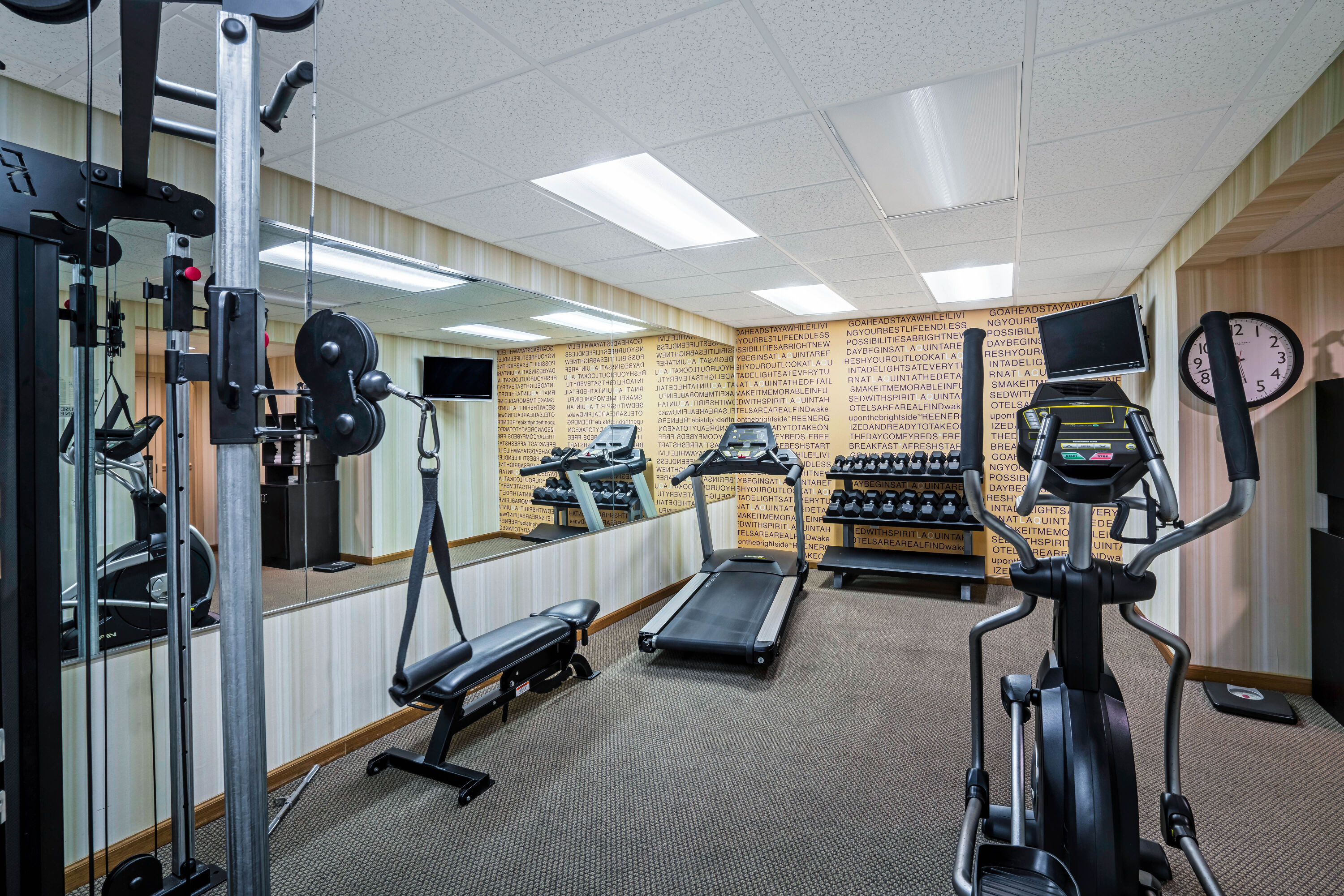 Fitness room at La Quinta Inn & Suites by Wyndham Lebanon in Lebanon, Tennessee