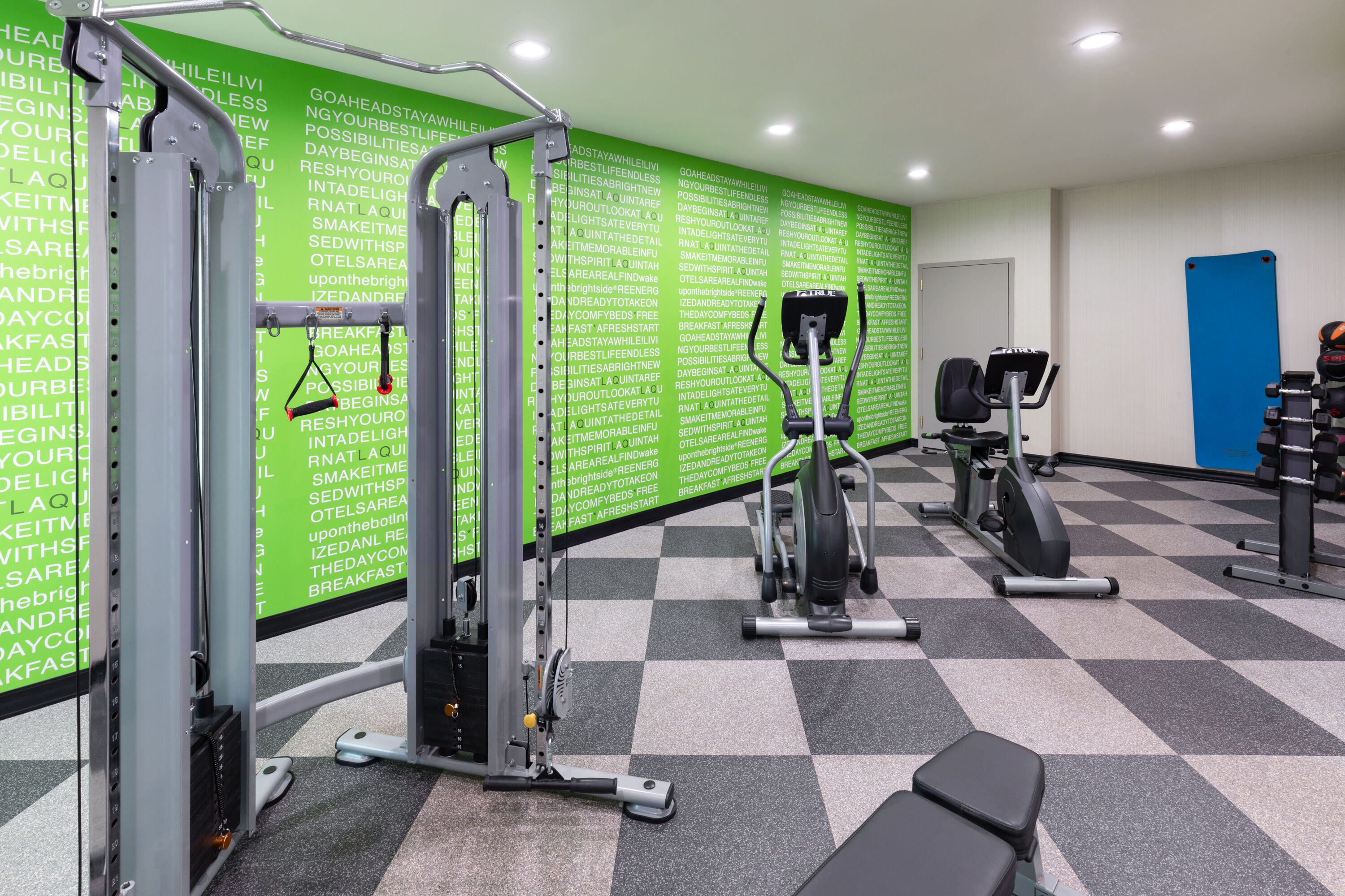 Fitness room at La Quinta Inn & Suites by Wyndham Loudon in Loudon, Tennessee