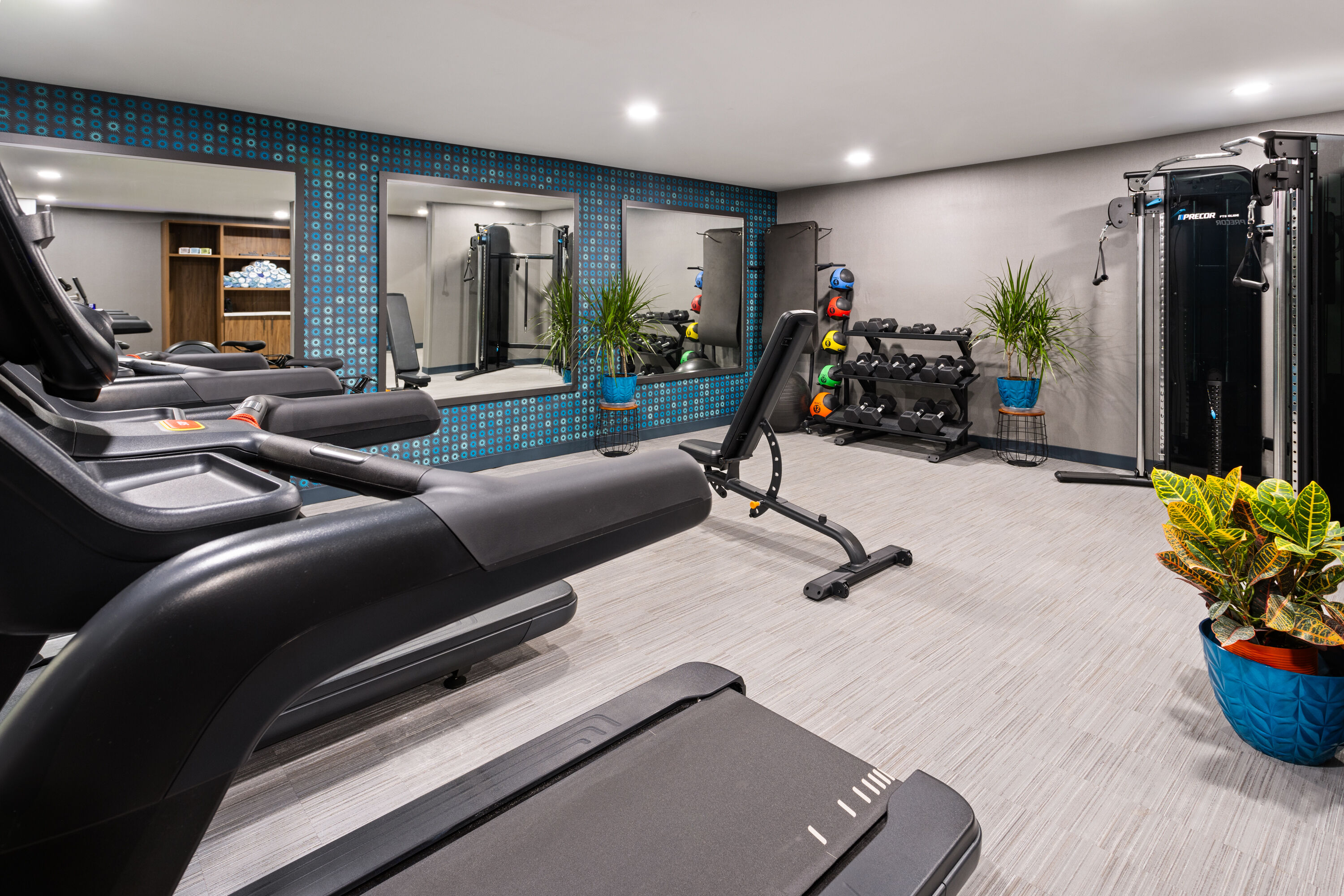 Fitness room at La Quinta Inn & Suites by Wyndham Memphis I-240 in Memphis, Tennessee