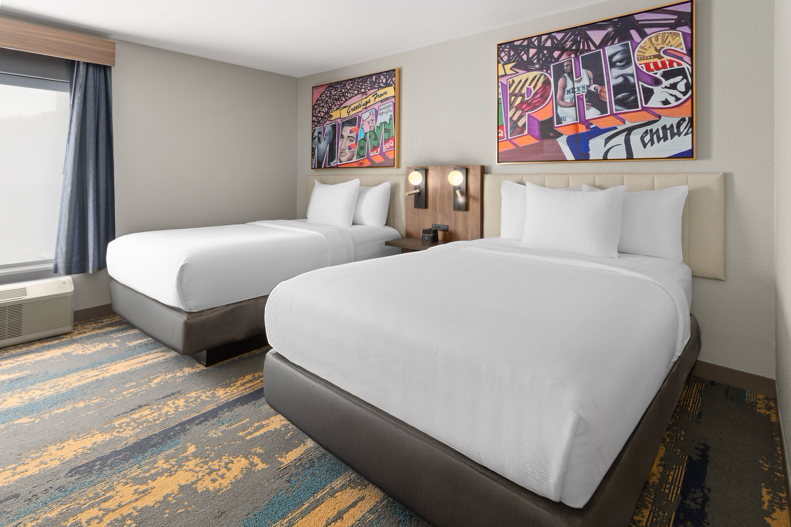 Guest room at the La Quinta Inn & Suites by Wyndham Memphis I-240 in Memphis, Tennessee