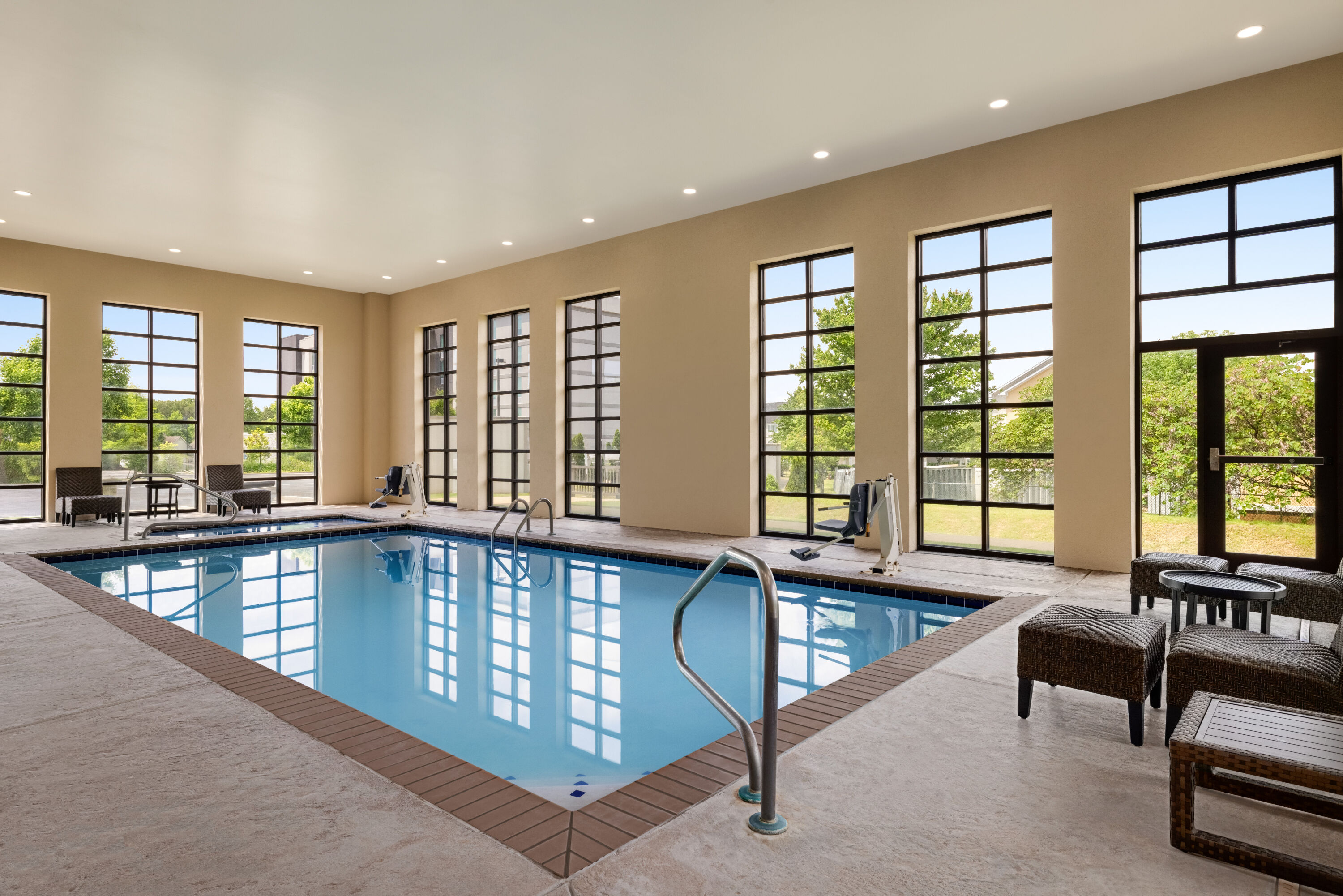 Indoor pool at the La Quinta Inn & Suites by Wyndham Memphis Wolfchase in Memphis, Tennessee