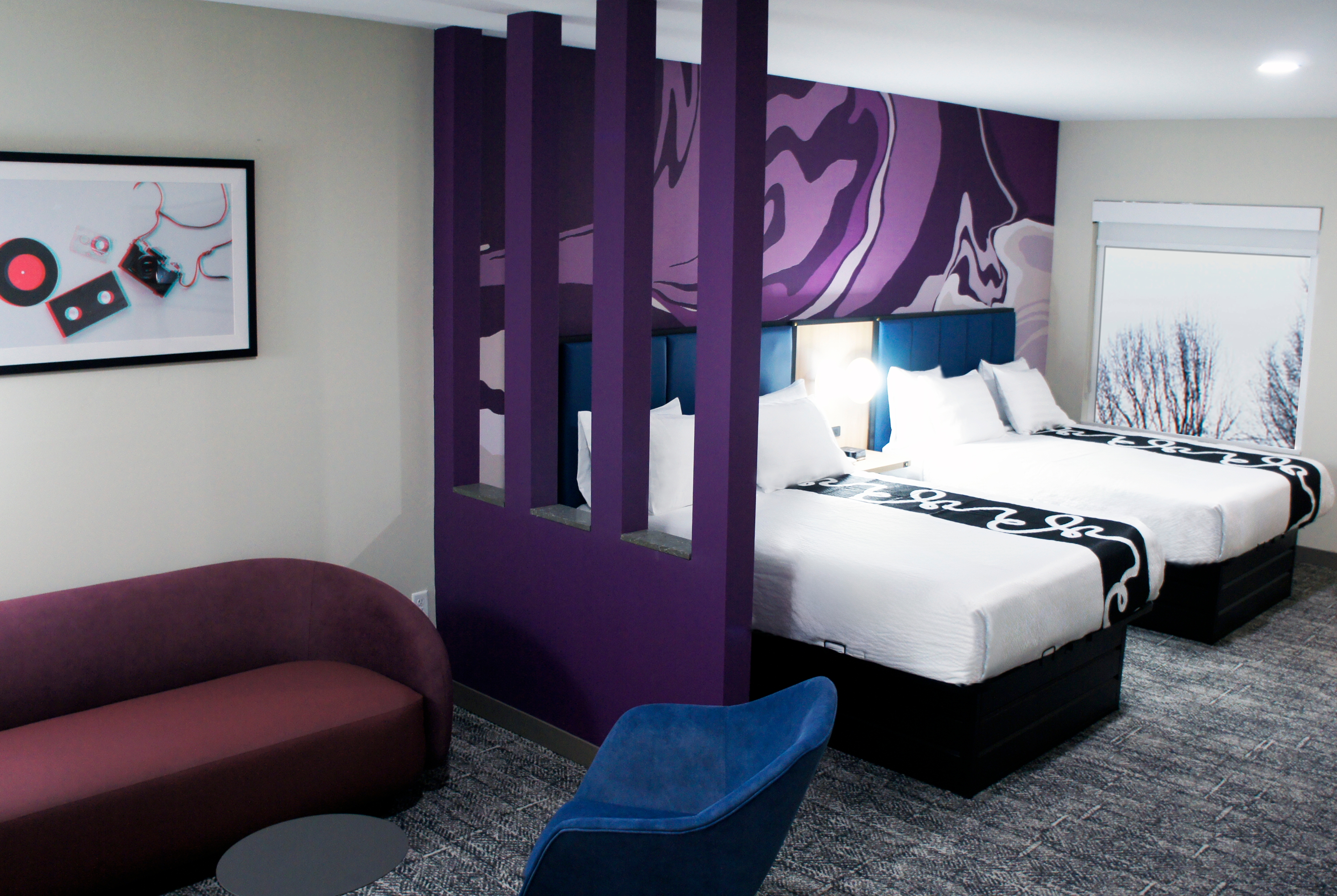 Guest room at the La Quinta Inn & Suites by Wyndham Memphis East in Memphis, Tennessee