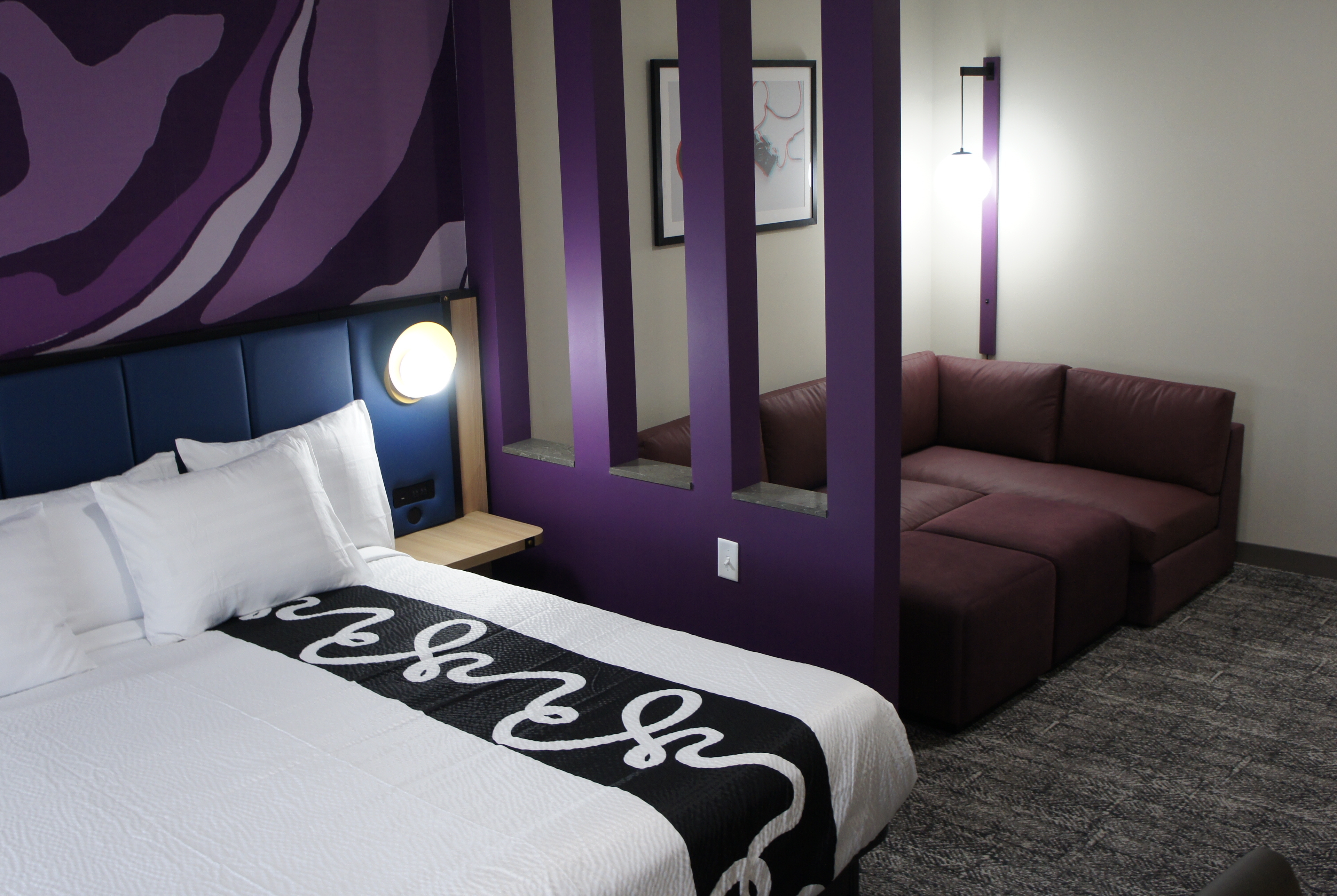 Guest room at the La Quinta Inn & Suites by Wyndham Memphis East in Memphis, Tennessee