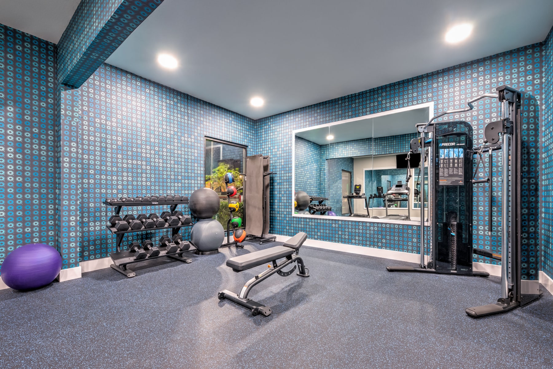 Fitness room at La Quinta Inn & Suites by Wyndham Alvarado in Alvarado, Texas
