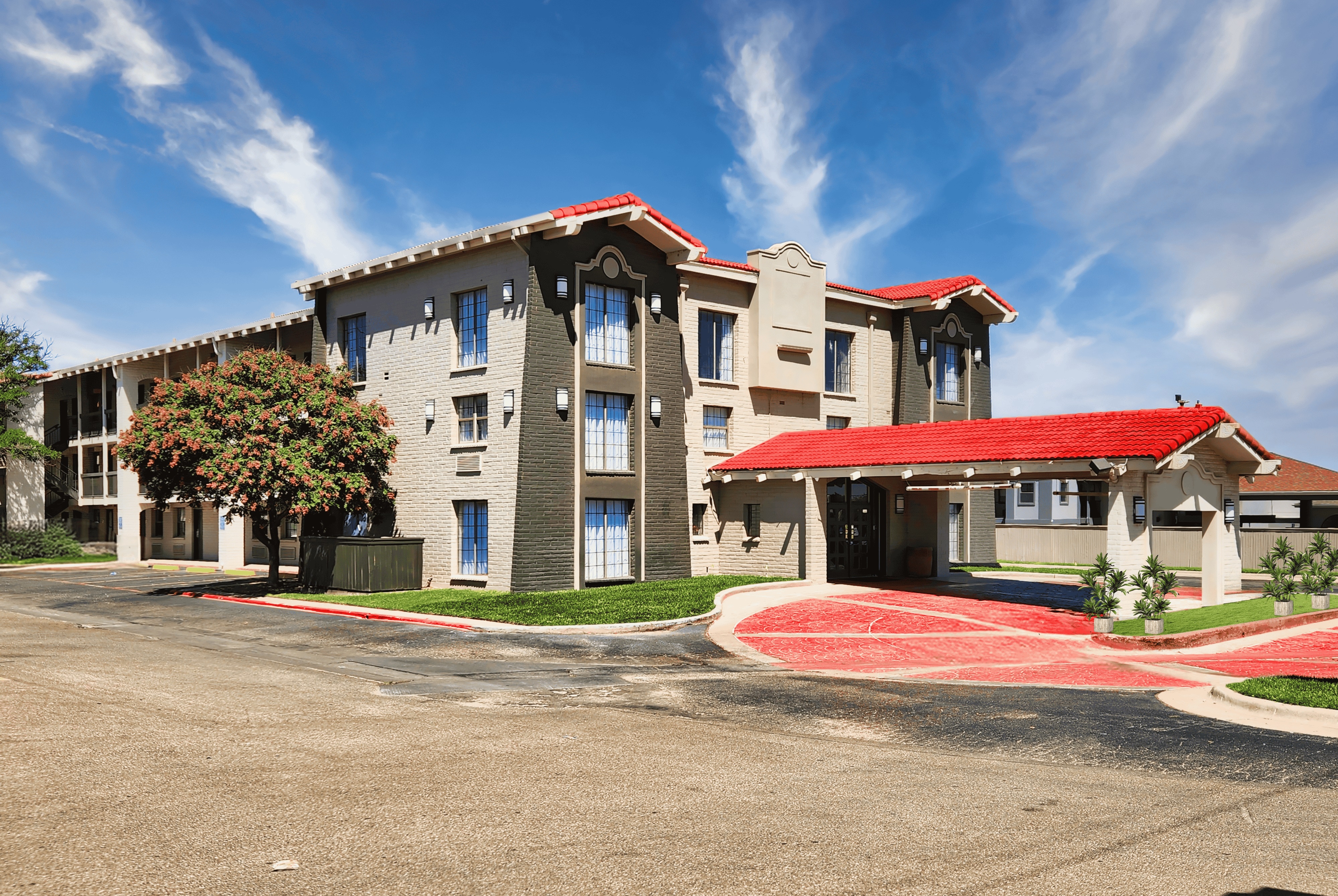 Exterior of La Quinta Inn by Wyndham Amarillo West Medical Center hotel in Amarillo, Texas