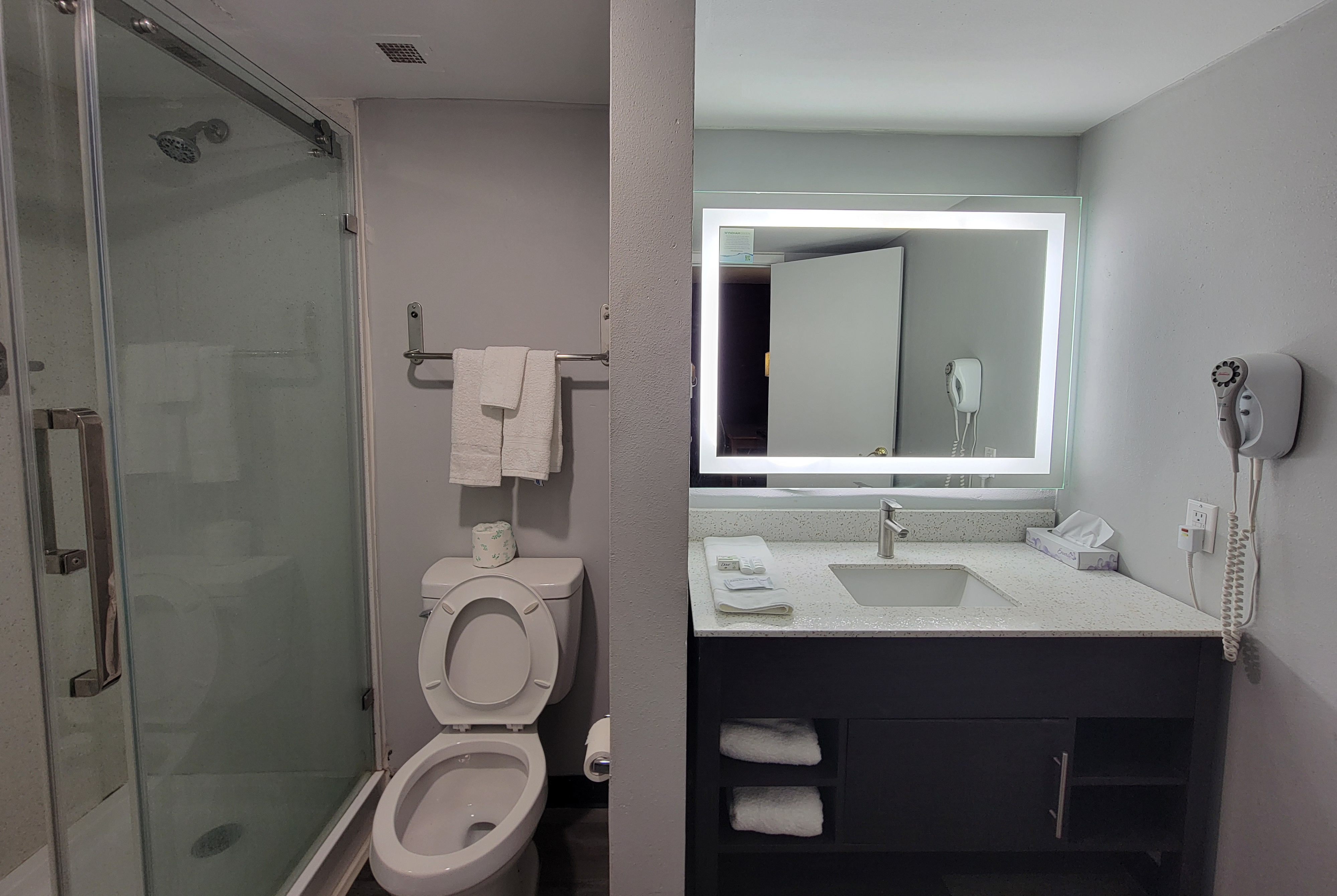 Guest room at the La Quinta Inn by Wyndham Amarillo West Medical Center in Amarillo, Texas