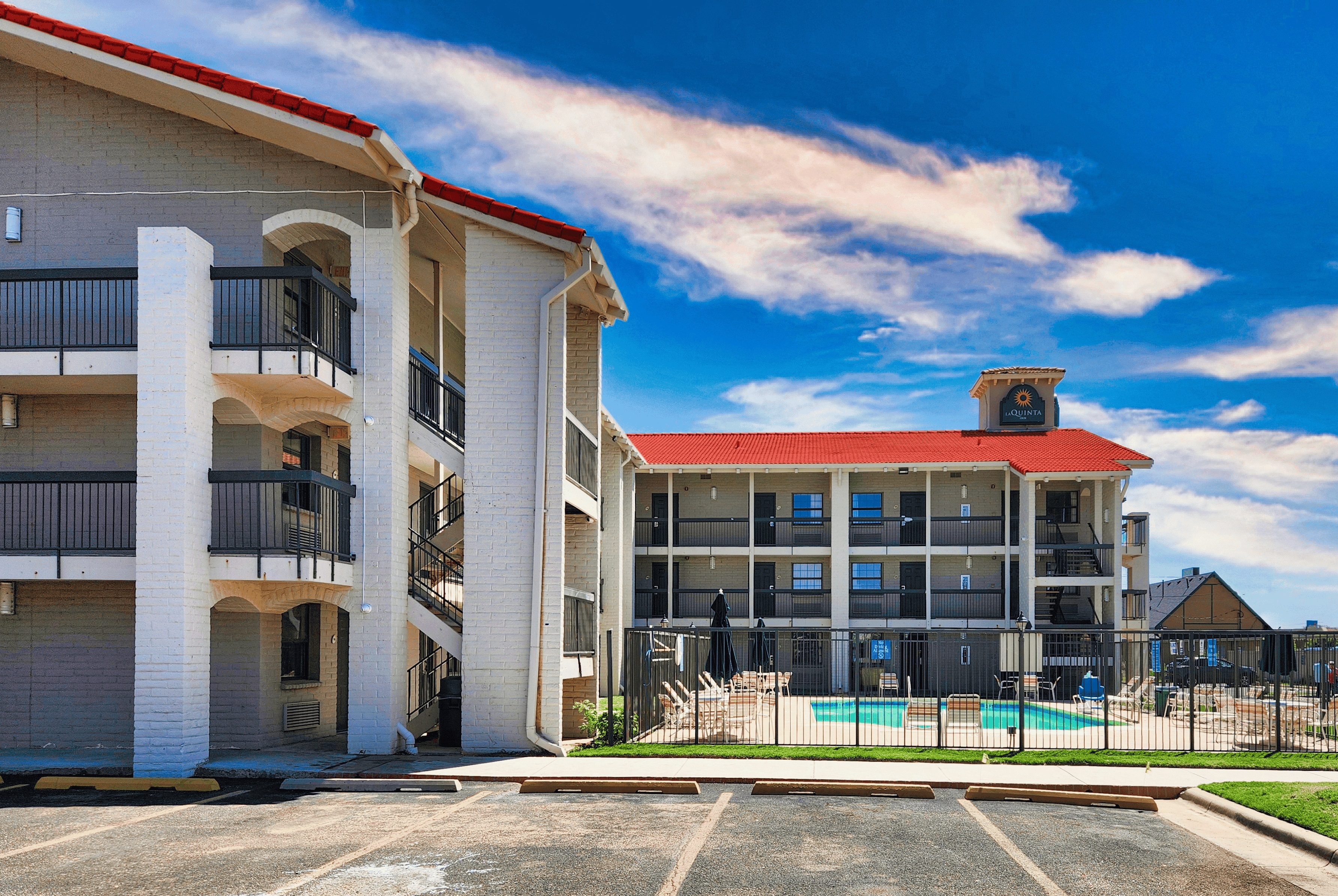 Pool at the La Quinta Inn by Wyndham Amarillo West Medical Center in Amarillo, Texas