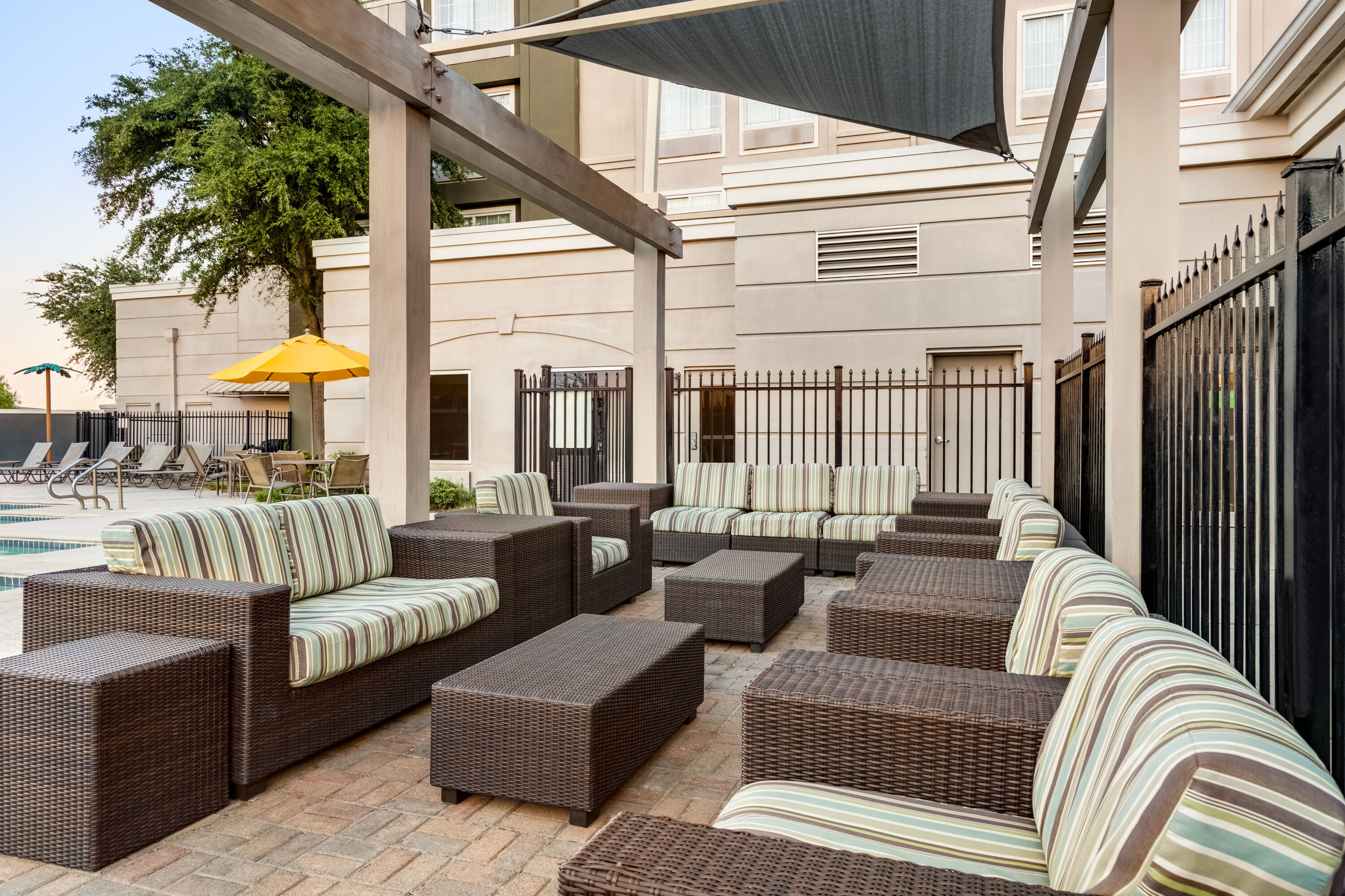 Bar patio at La Quinta Inn & Suites by Wyndham Arlington North 6 Flags Dr in Arlington, Texas
