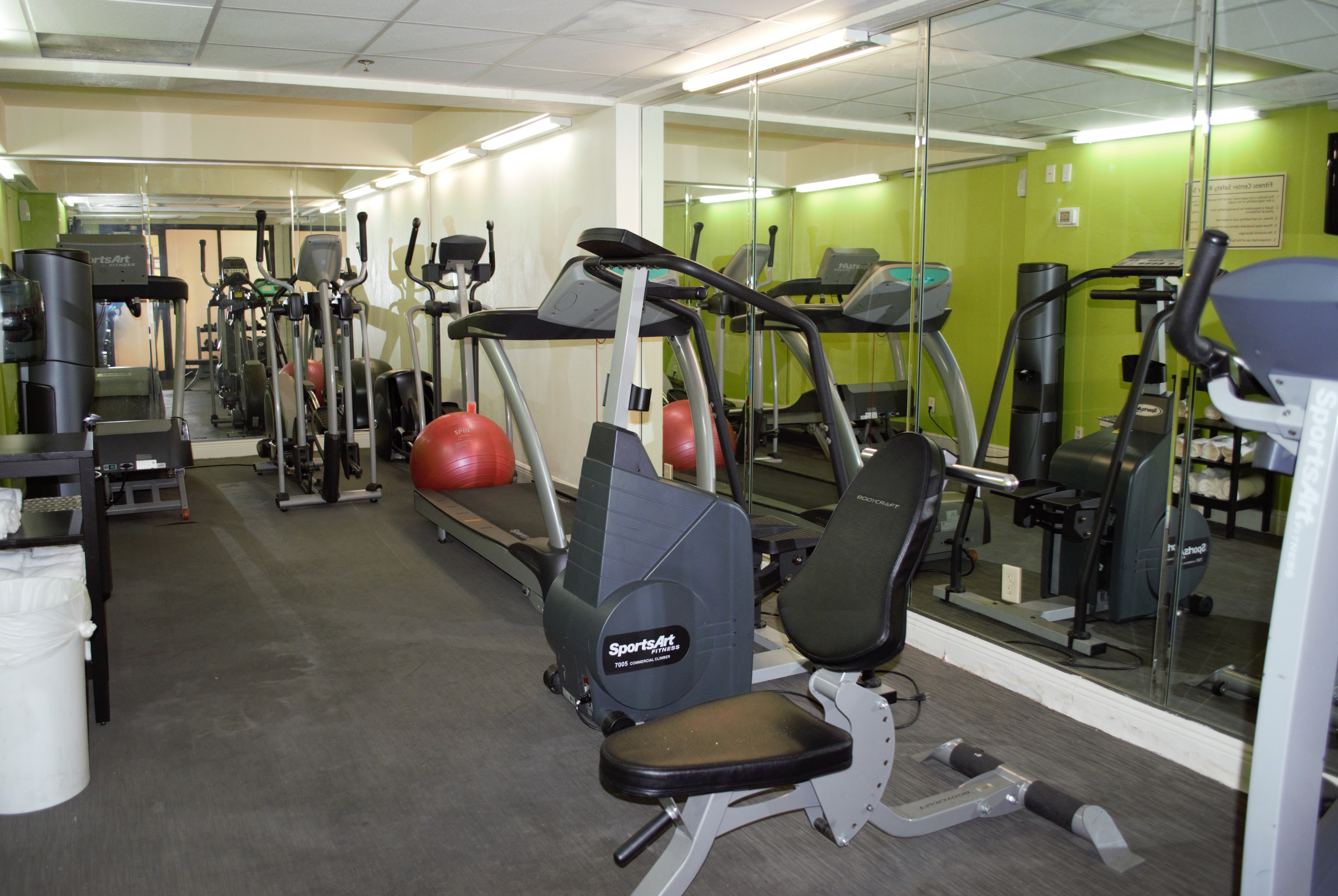 Fitness room at La Quinta Inn by Wyndham Austin Capitol / Downtown in Austin, Texas