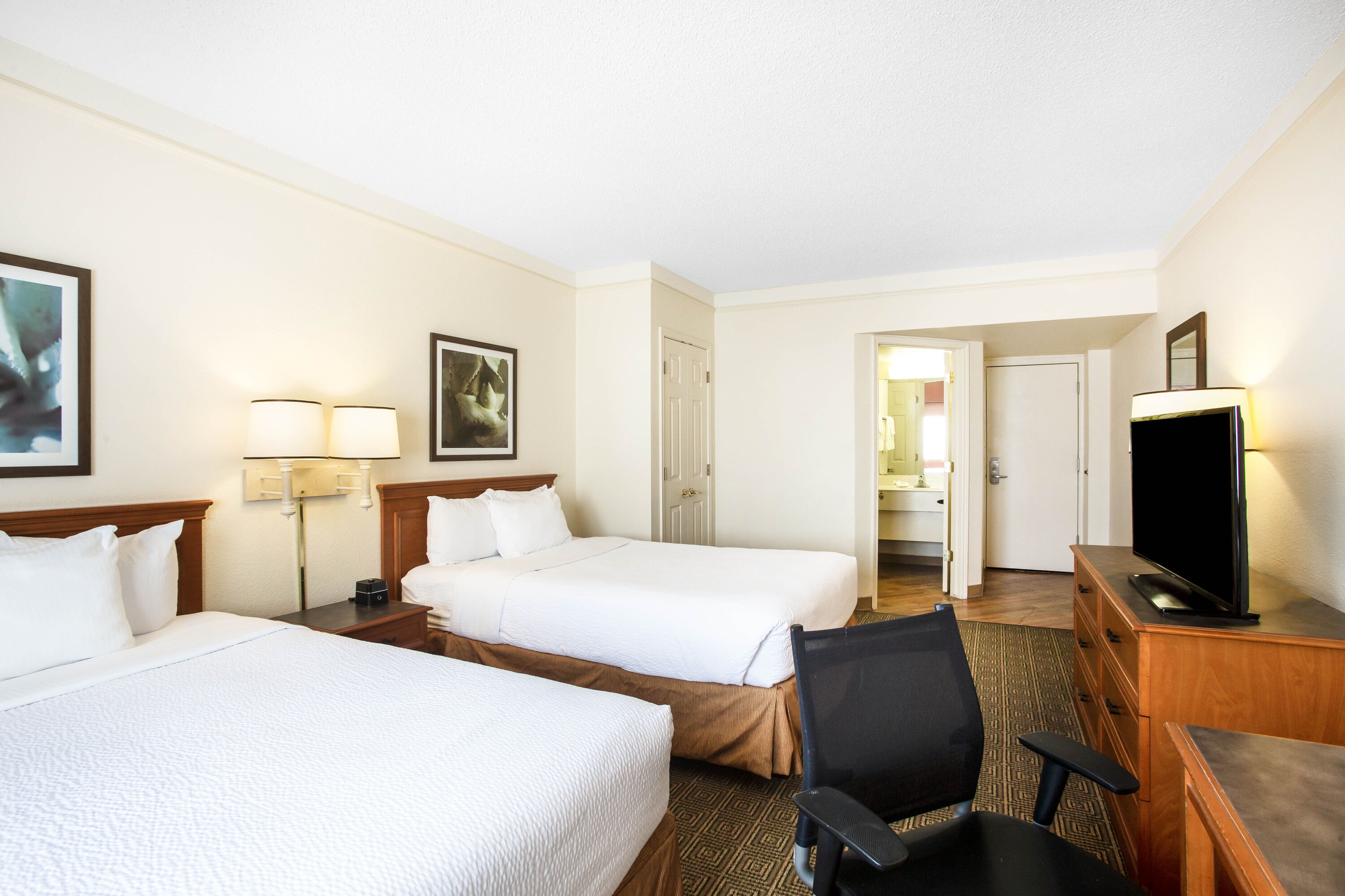 Guest room at the La Quinta Inn by Wyndham Austin Capitol / Downtown in Austin, Texas