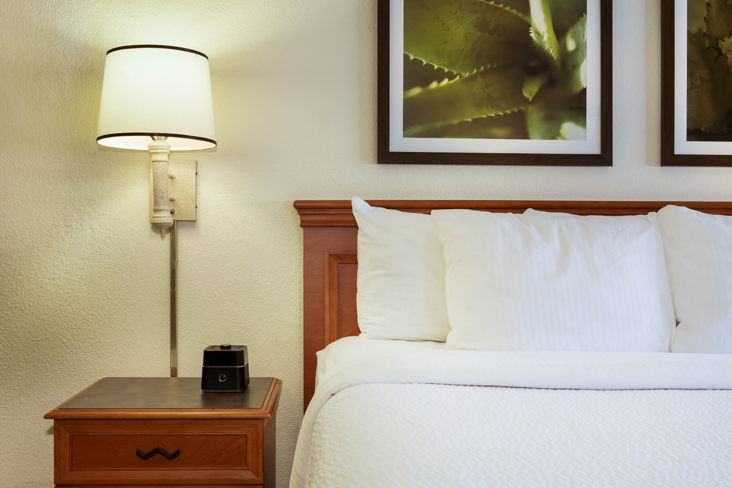 Guest room feature at the La Quinta Inn by Wyndham Austin Capitol / Downtown in Austin, Texas