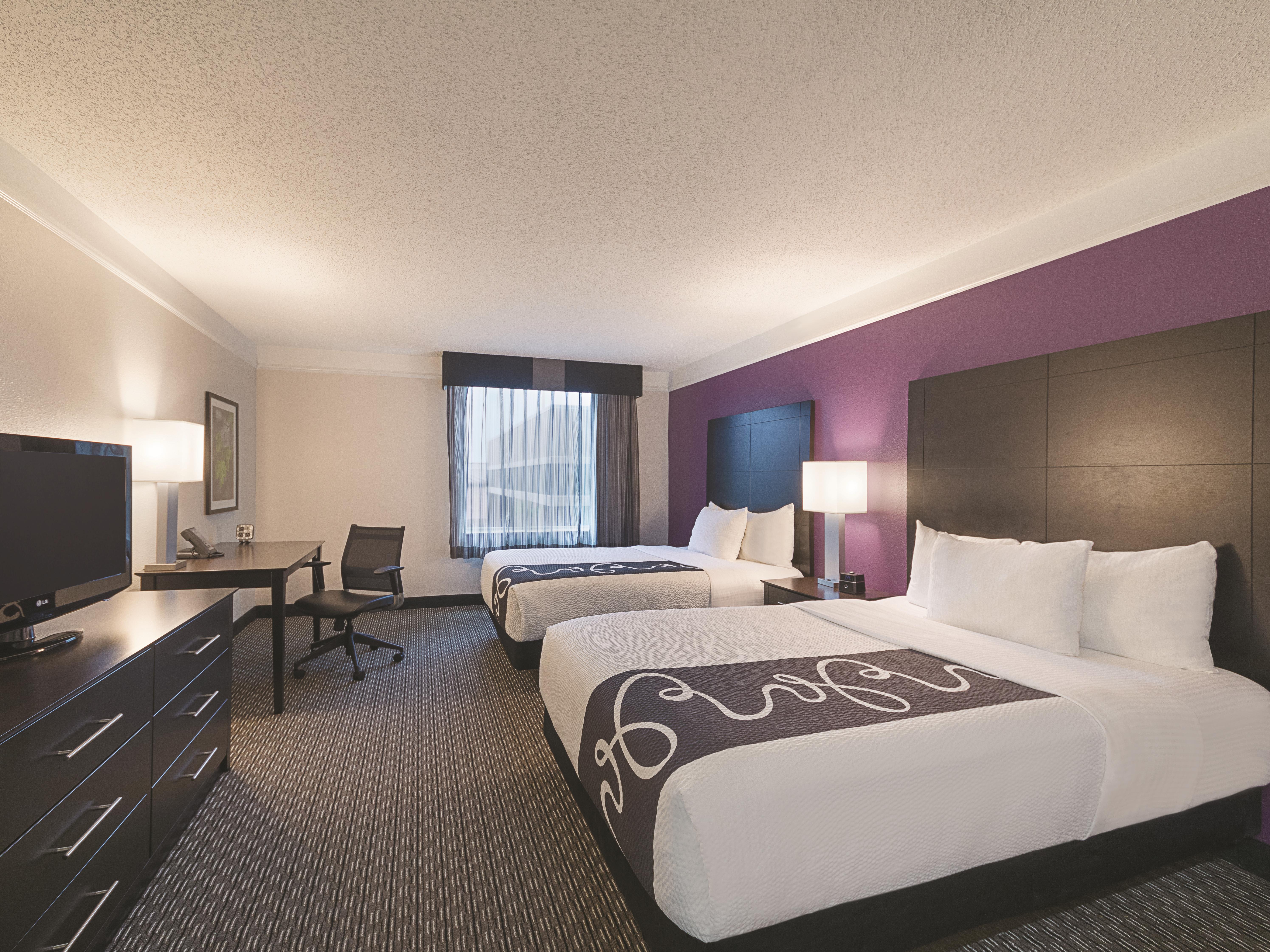 Guest room at the La Quinta Inn & Suites by Wyndham Austin Round Rock in Austin, Texas