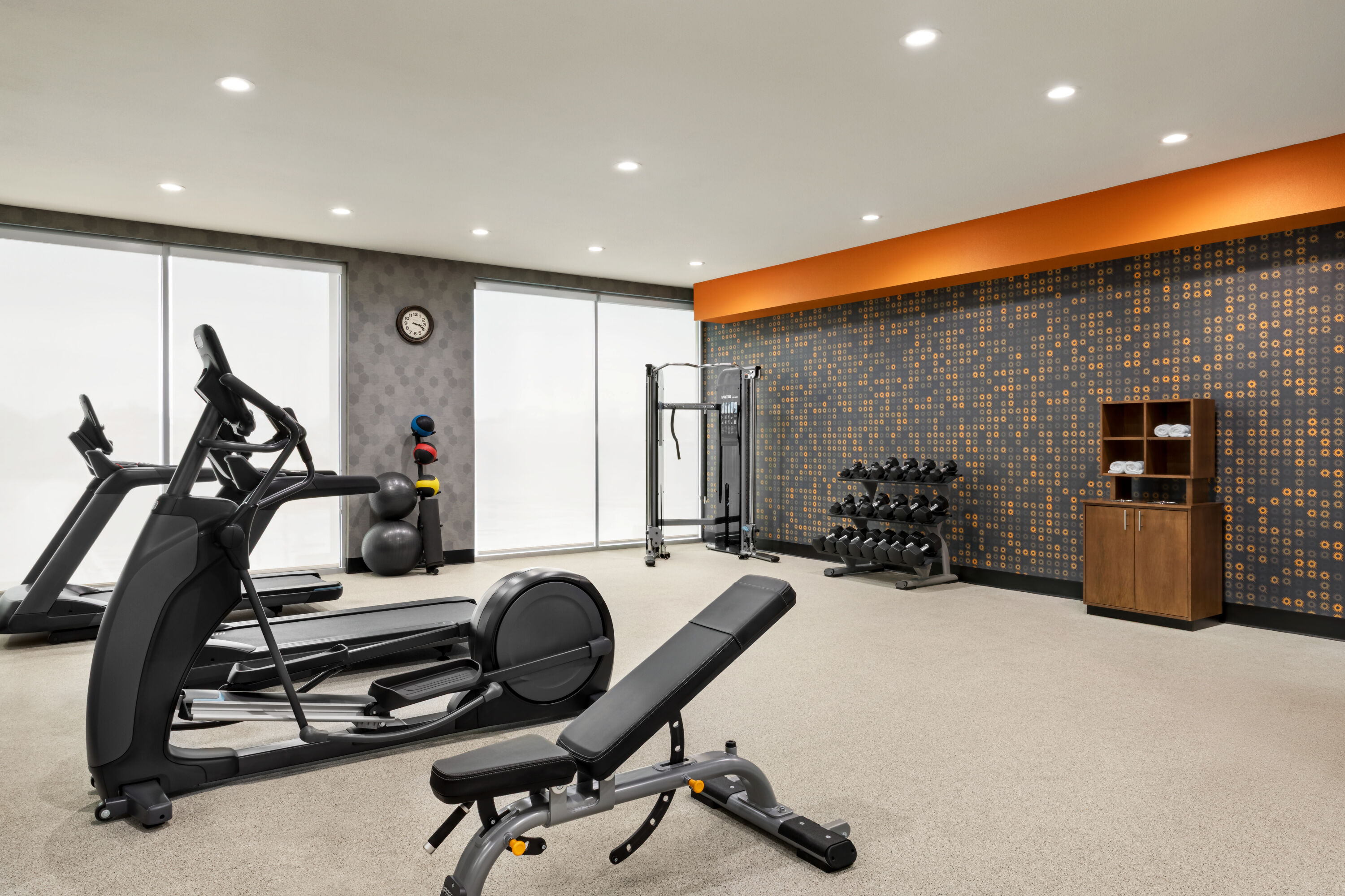Fitness room at La Quinta Inn & Suites by Wyndham Austin South in Austin, Texas