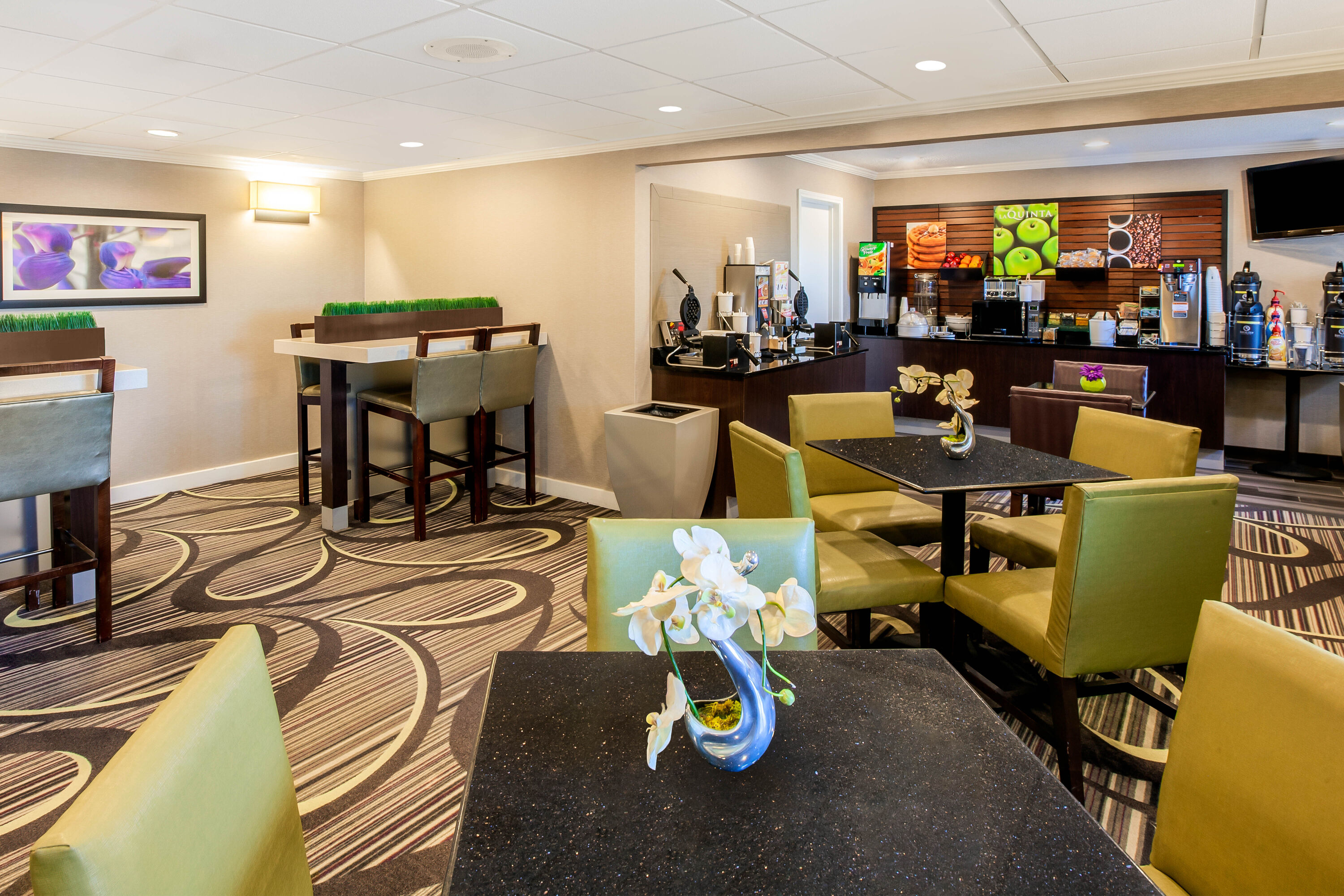 Free breakfast at La Quinta Inn & Suites by Wyndham Houston Baytown East in Baytown, Texas