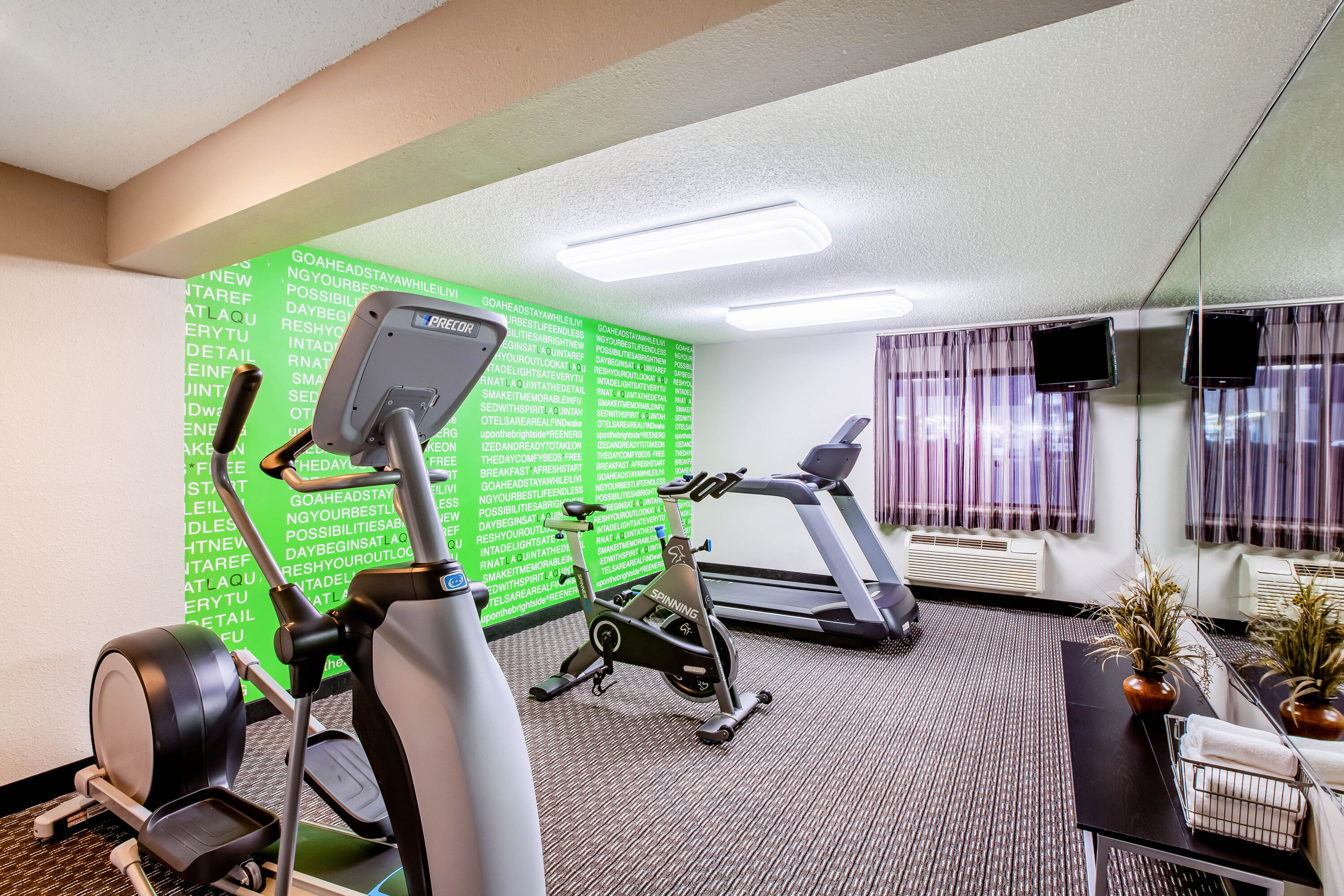 Fitness room at La Quinta Inn & Suites by Wyndham Houston Baytown East in Baytown, Texas
