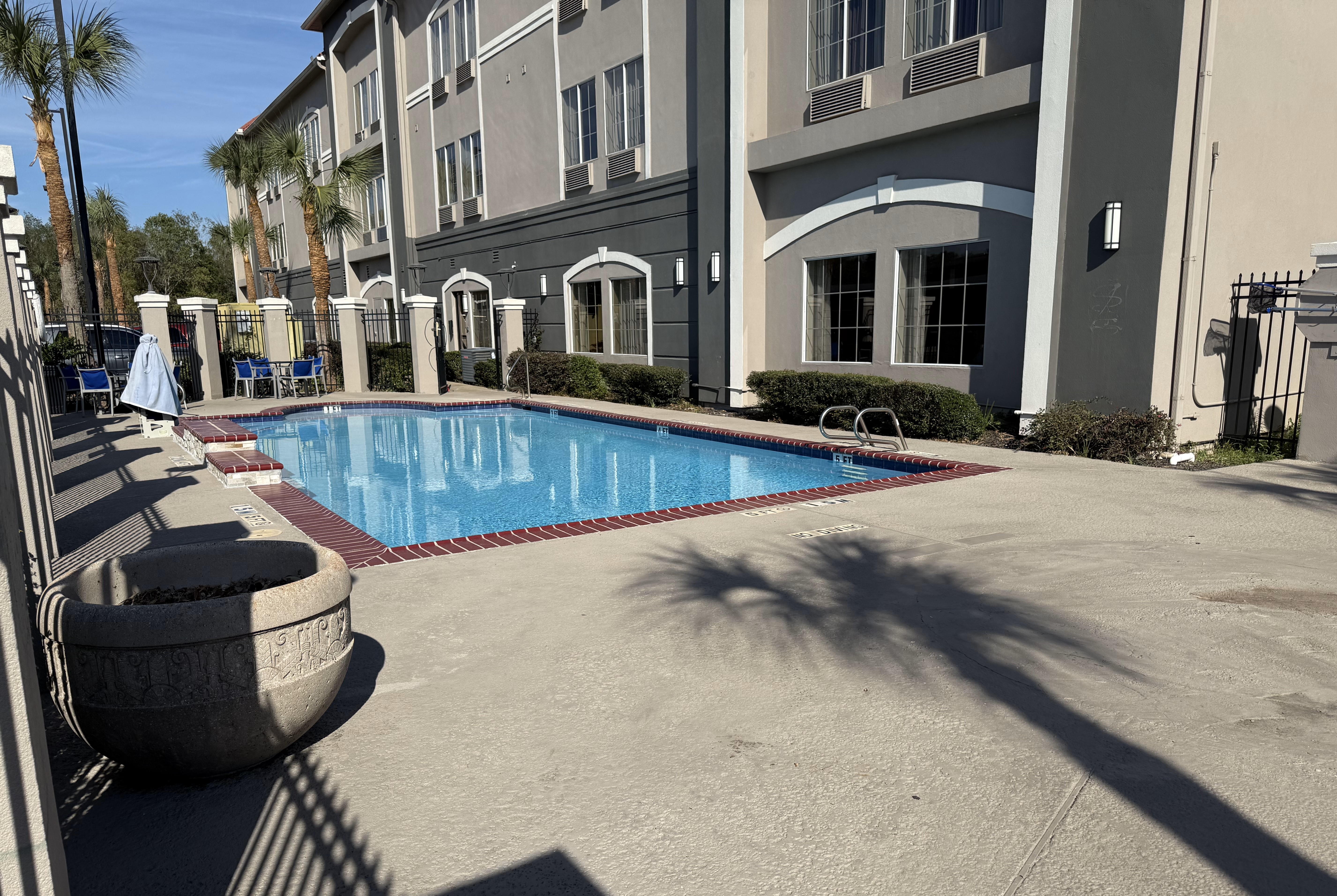 Pool at the La Quinta Inn & Suites by Wyndham Beaumont West in Beaumont, Texas