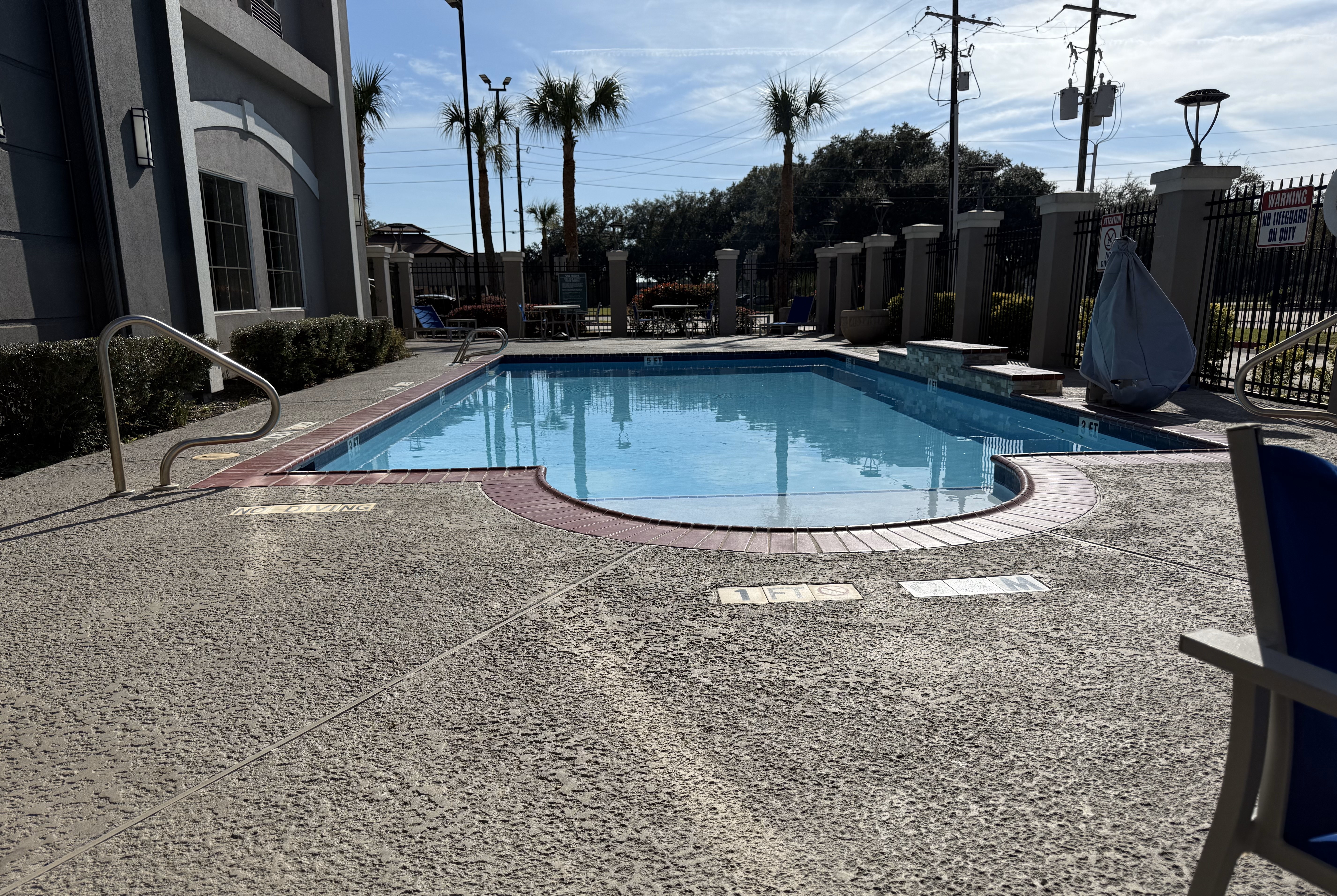 Pool at the La Quinta Inn & Suites by Wyndham Beaumont West in Beaumont, Texas