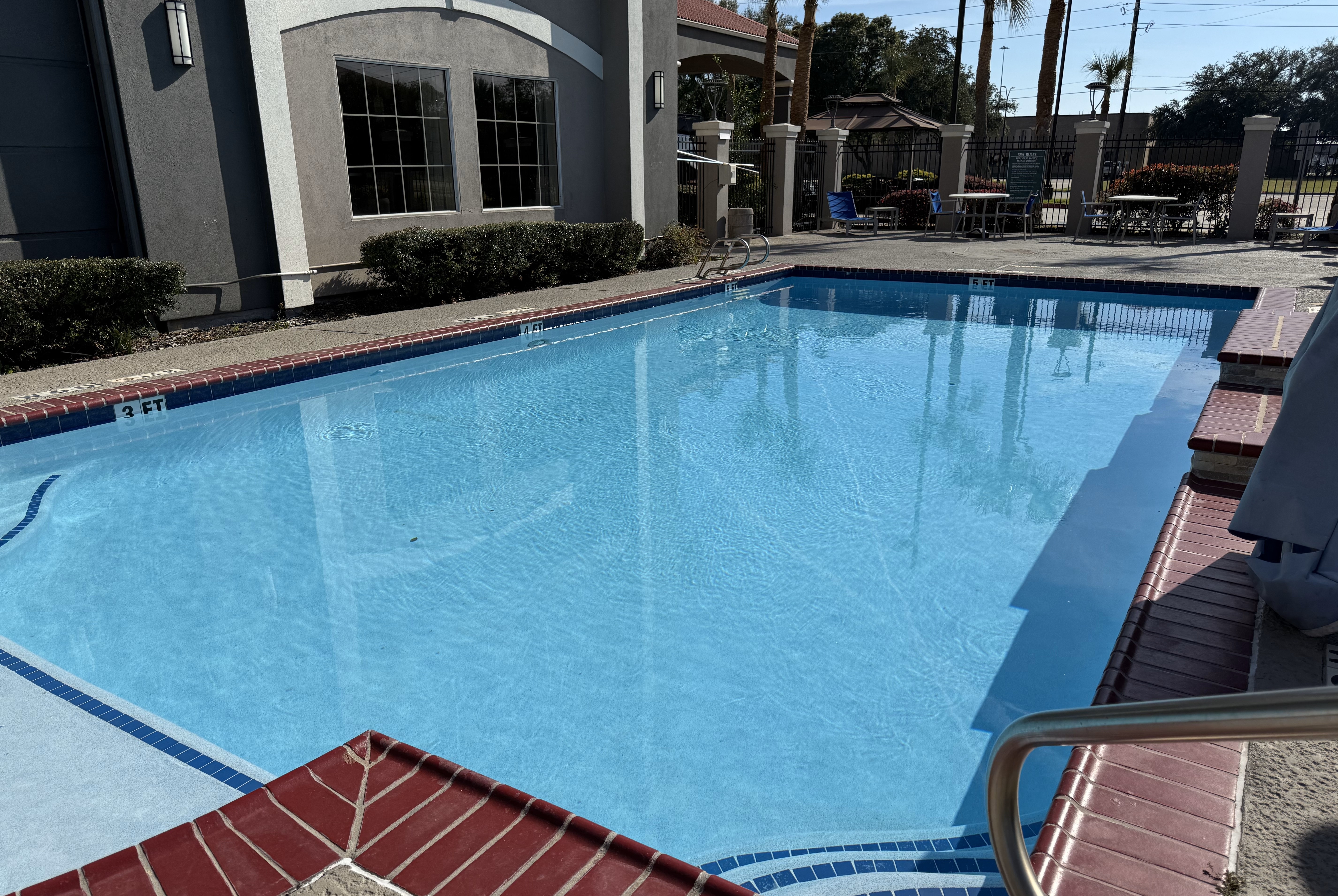 Pool at the La Quinta Inn & Suites by Wyndham Beaumont West in Beaumont, Texas
