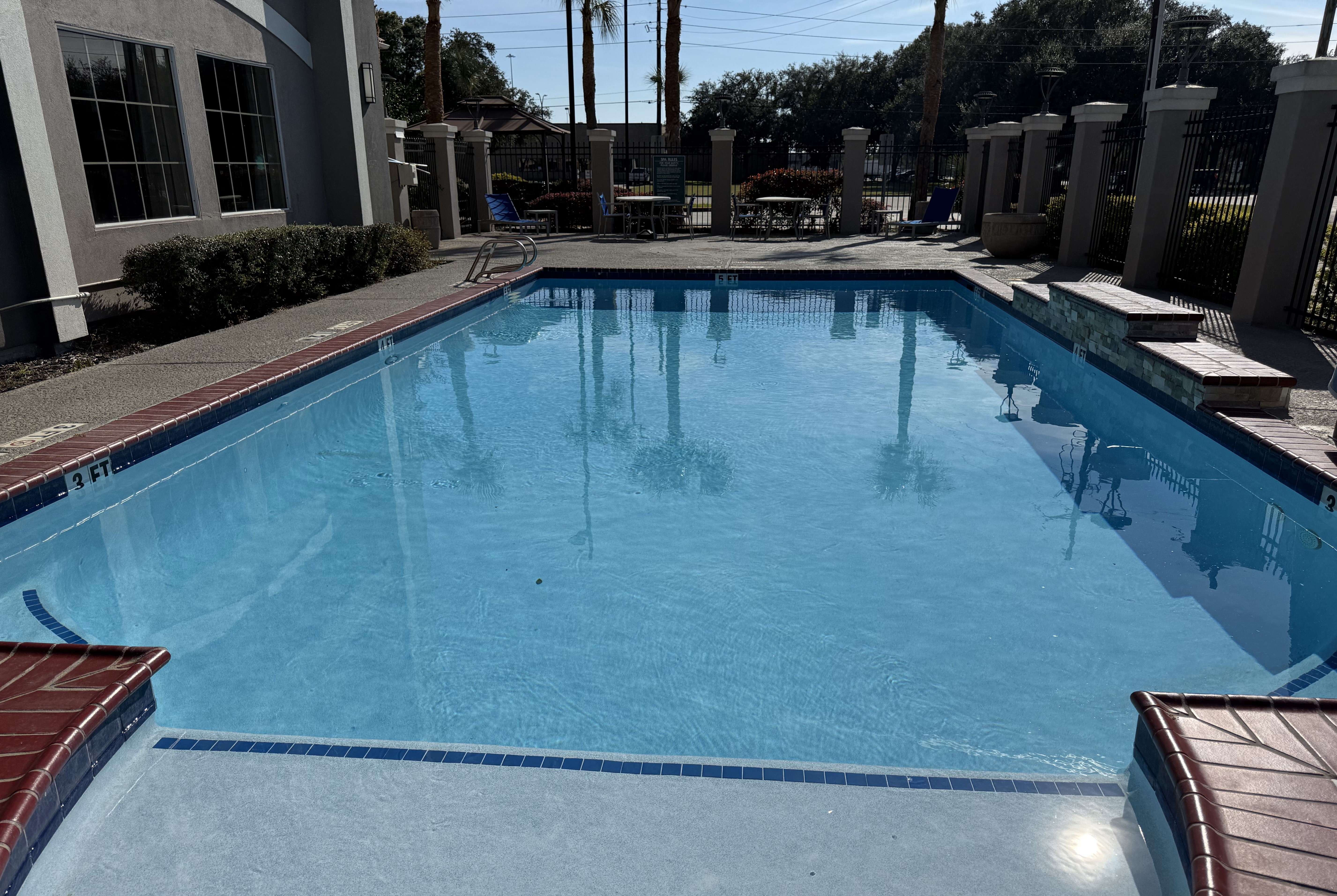Pool at the La Quinta Inn & Suites by Wyndham Beaumont West in Beaumont, Texas