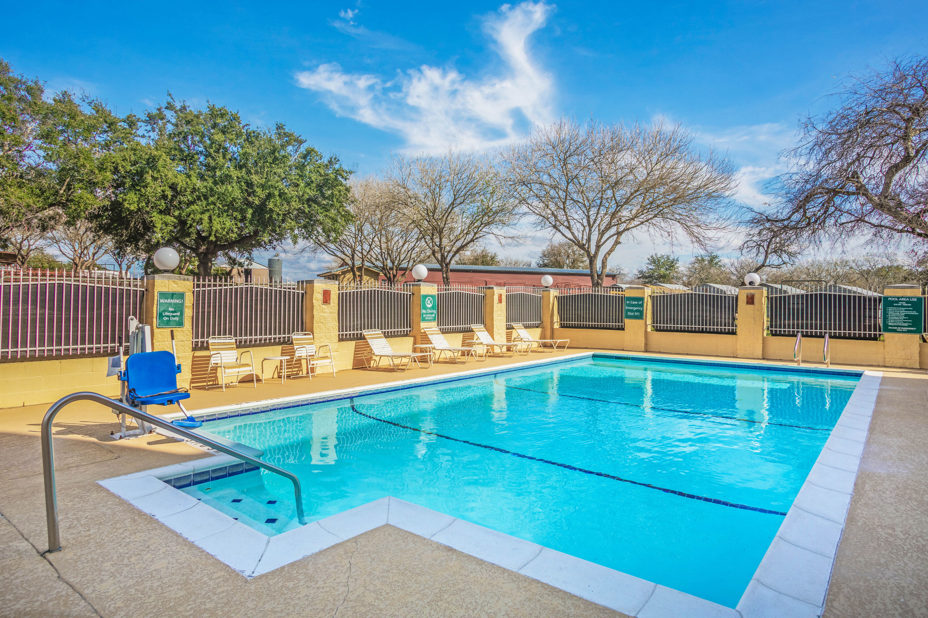 Pool at the La Quinta Inn & Suites by Wyndham Beeville in Beeville, Texas