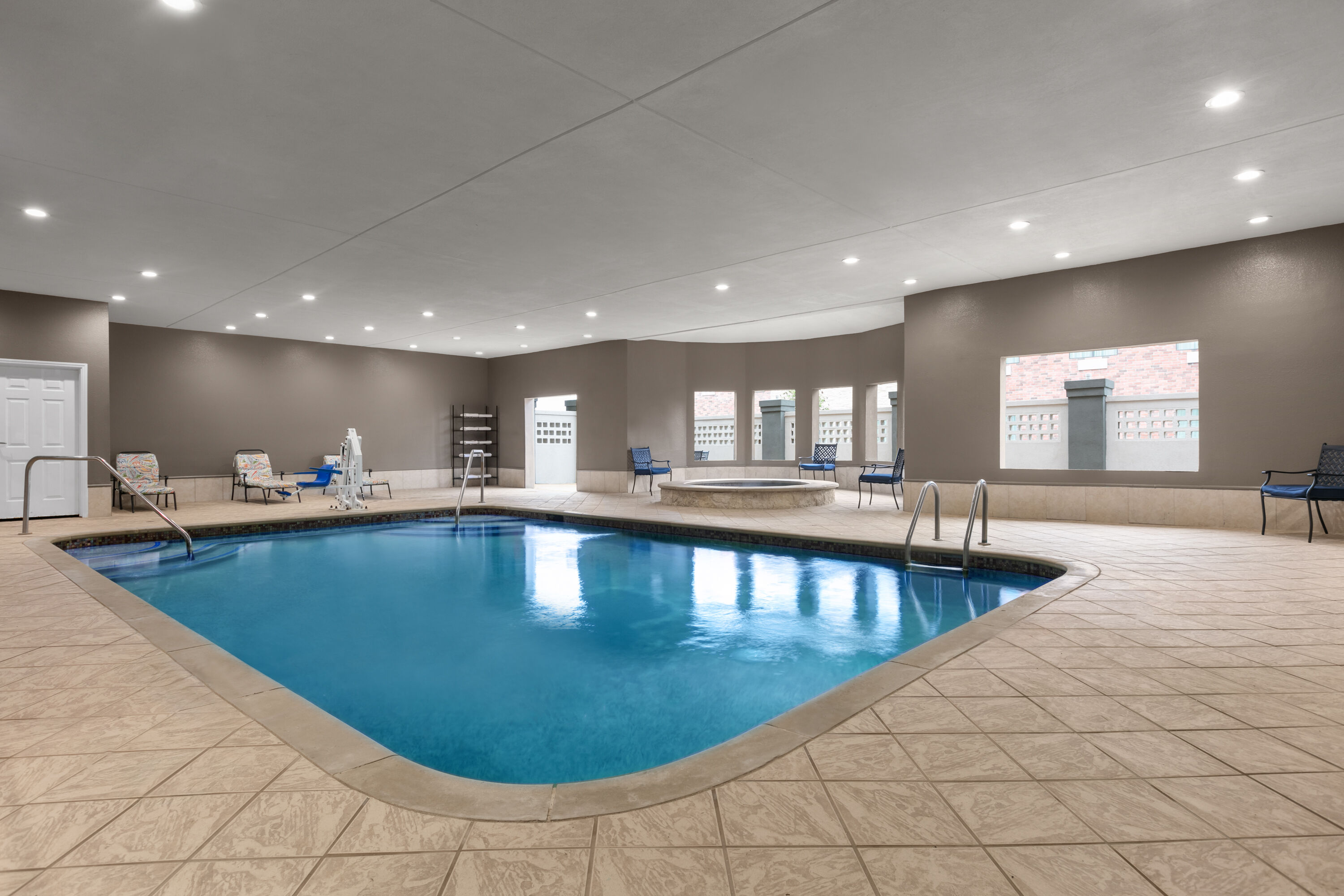 Indoor pool at the La Quinta Inn & Suites by Wyndham Belton - Temple South in Belton, Texas