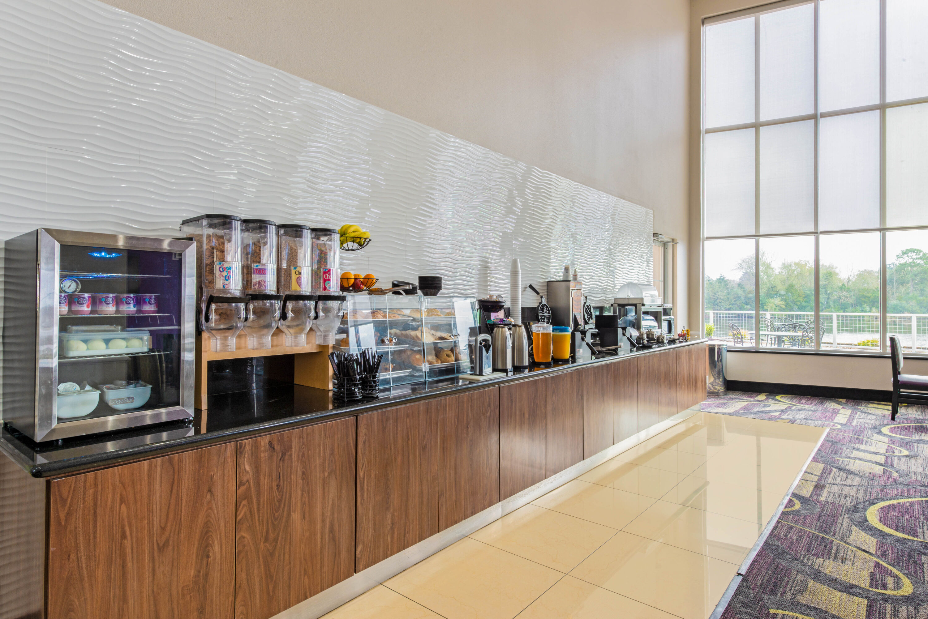 Free breakfast at La Quinta Inn & Suites by Wyndham Bridge City in Bridge City, Texas