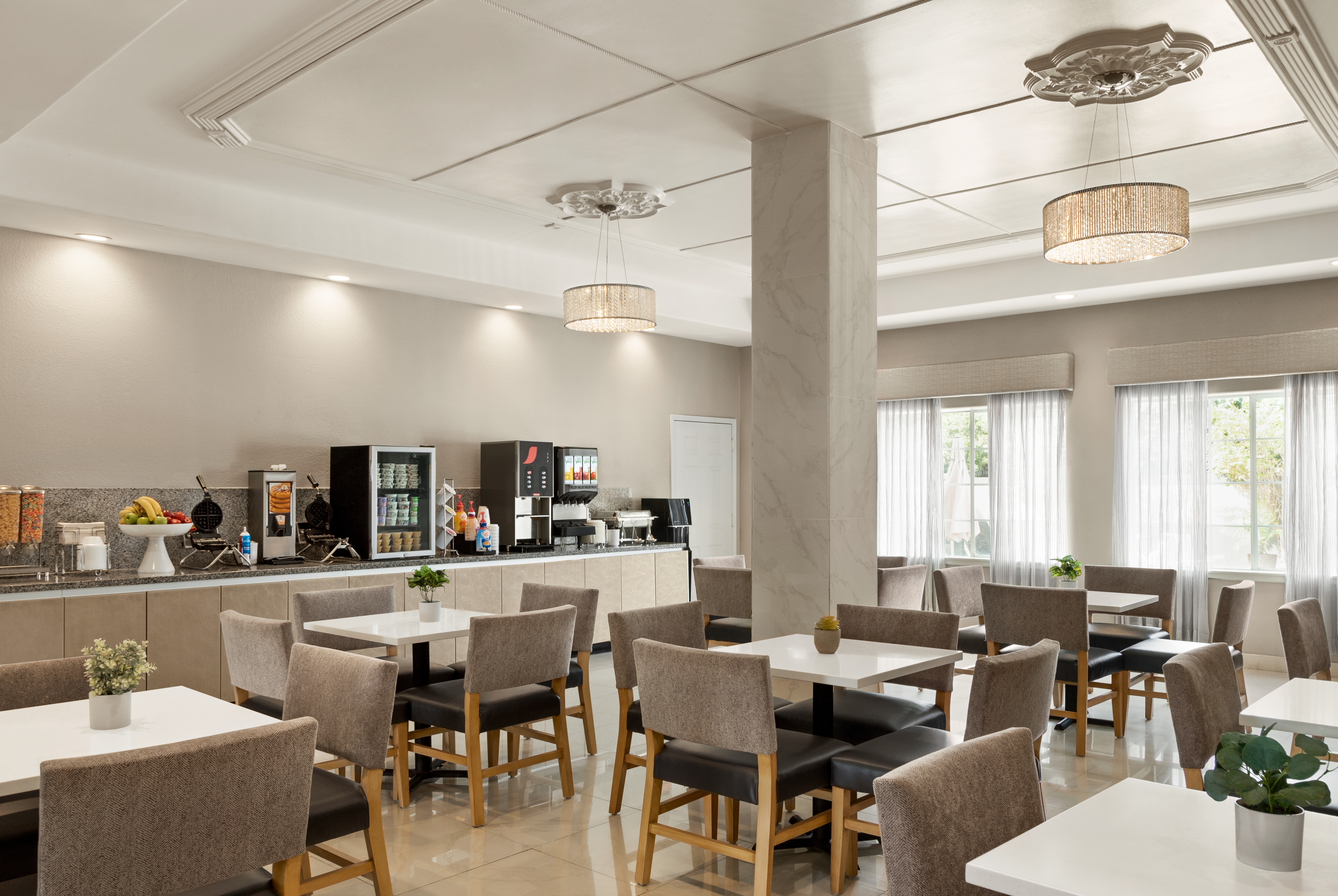 Free breakfast at La Quinta Inn & Suites by Wyndham Brownsville North in Brownsville, Texas