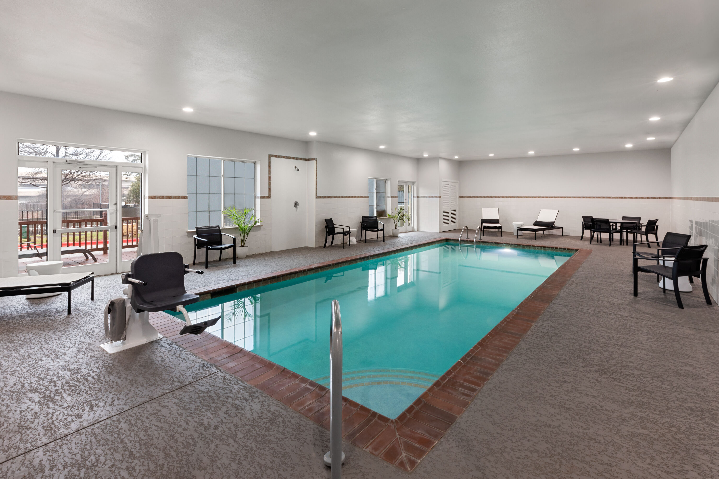 Indoor pool at the La Quinta Inn & Suites by Wyndham Austin - Cedar Park in Cedar Park, Texas