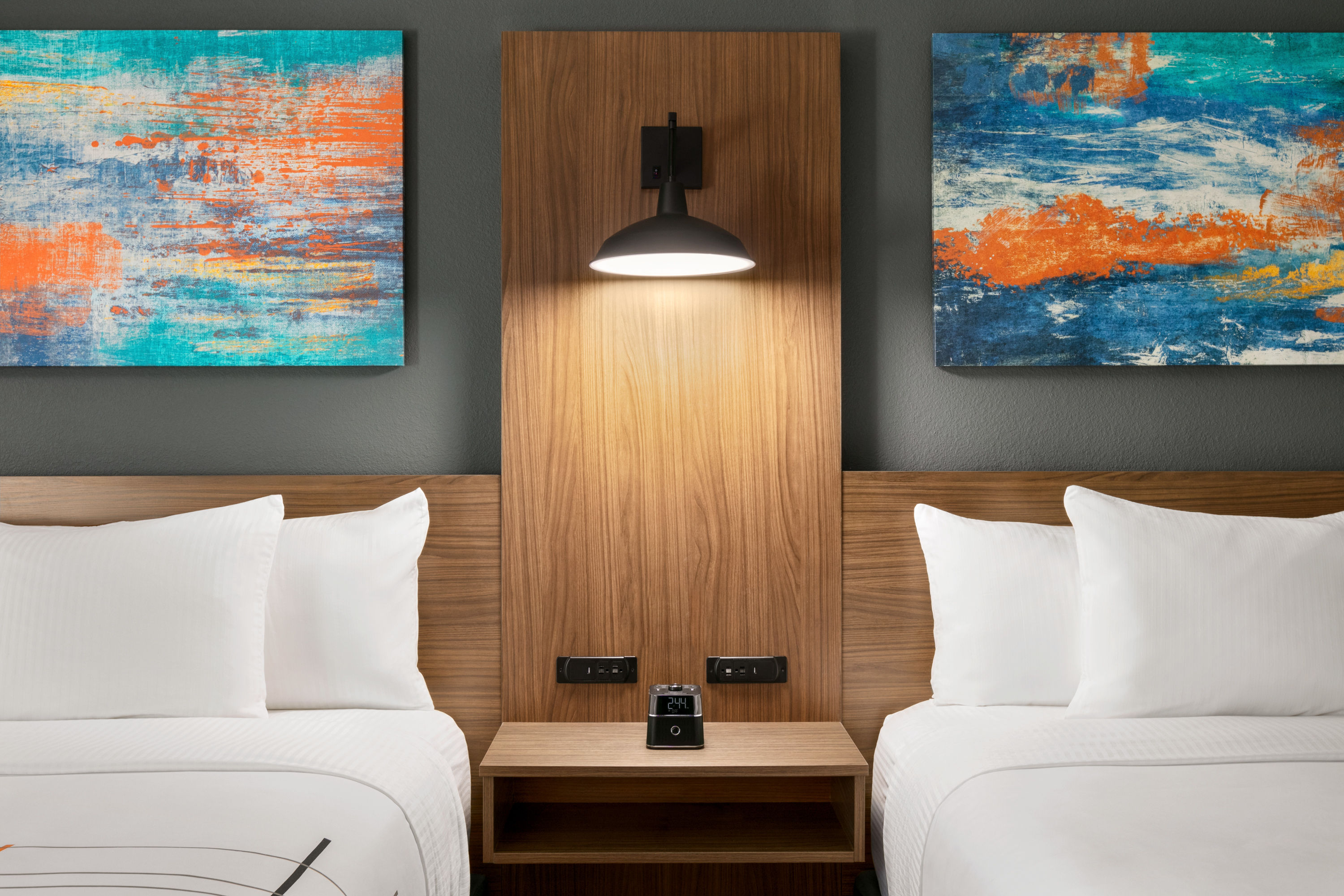 Guest room at the La Quinta Inn & Suites by Wyndham College Station North in College Station, Texas