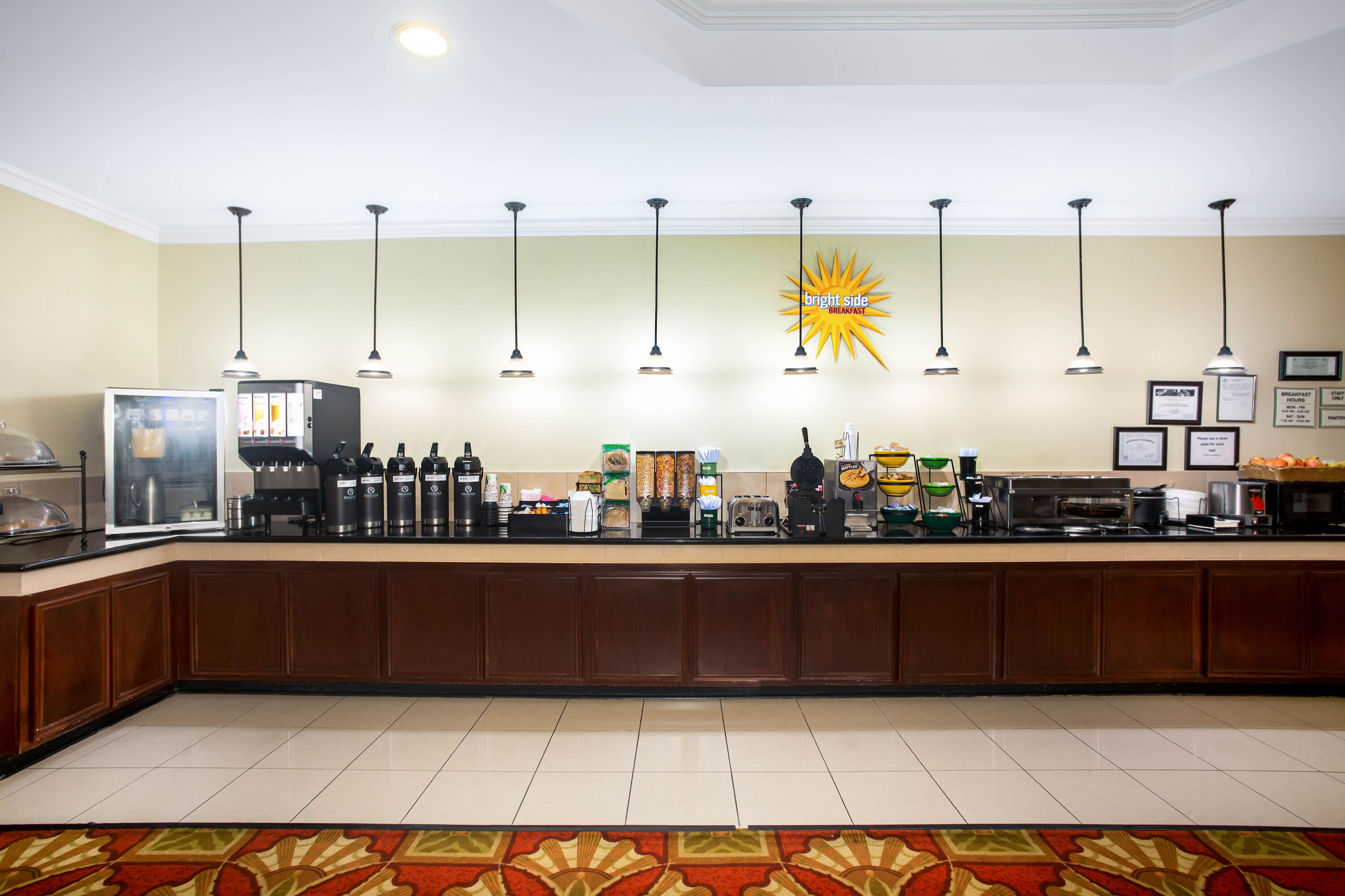 Free breakfast at La Quinta Inn & Suites by Wyndham Columbus TX in Columbus, Texas