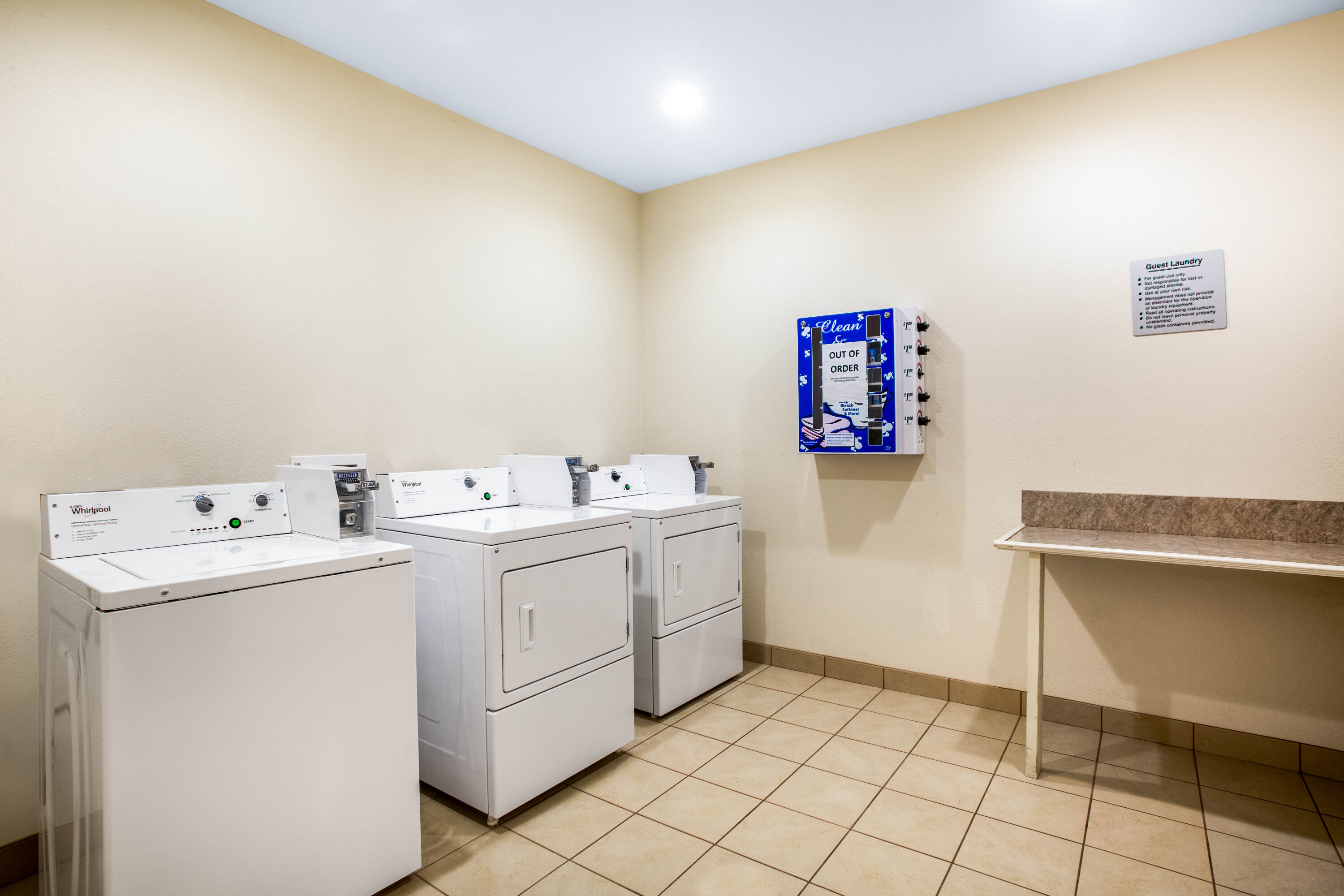 Laundry facilities at La Quinta Inn & Suites by Wyndham Columbus TX in Columbus, Texas
