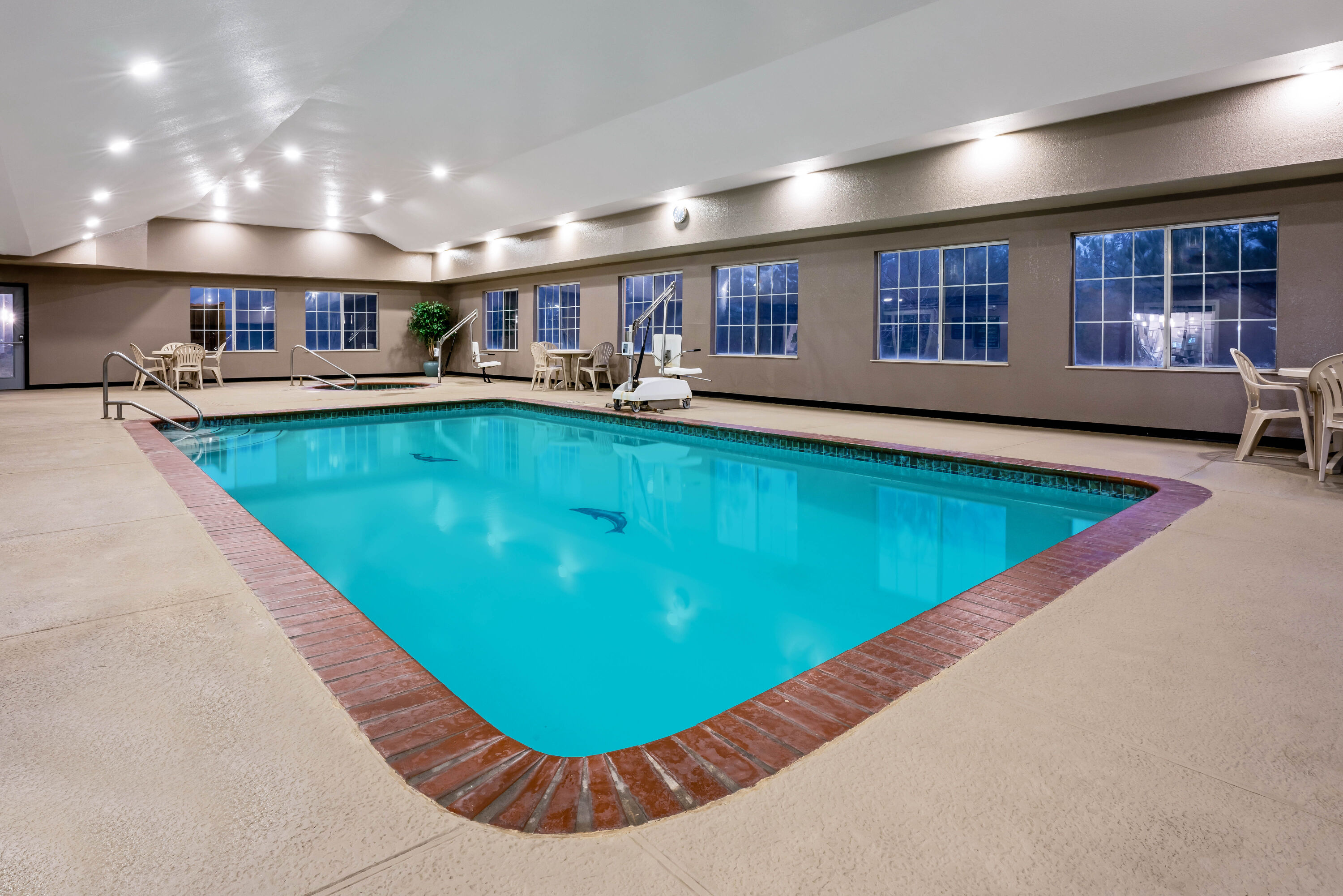 Pool at the La Quinta Inn & Suites by Wyndham Conroe in Conroe, Texas