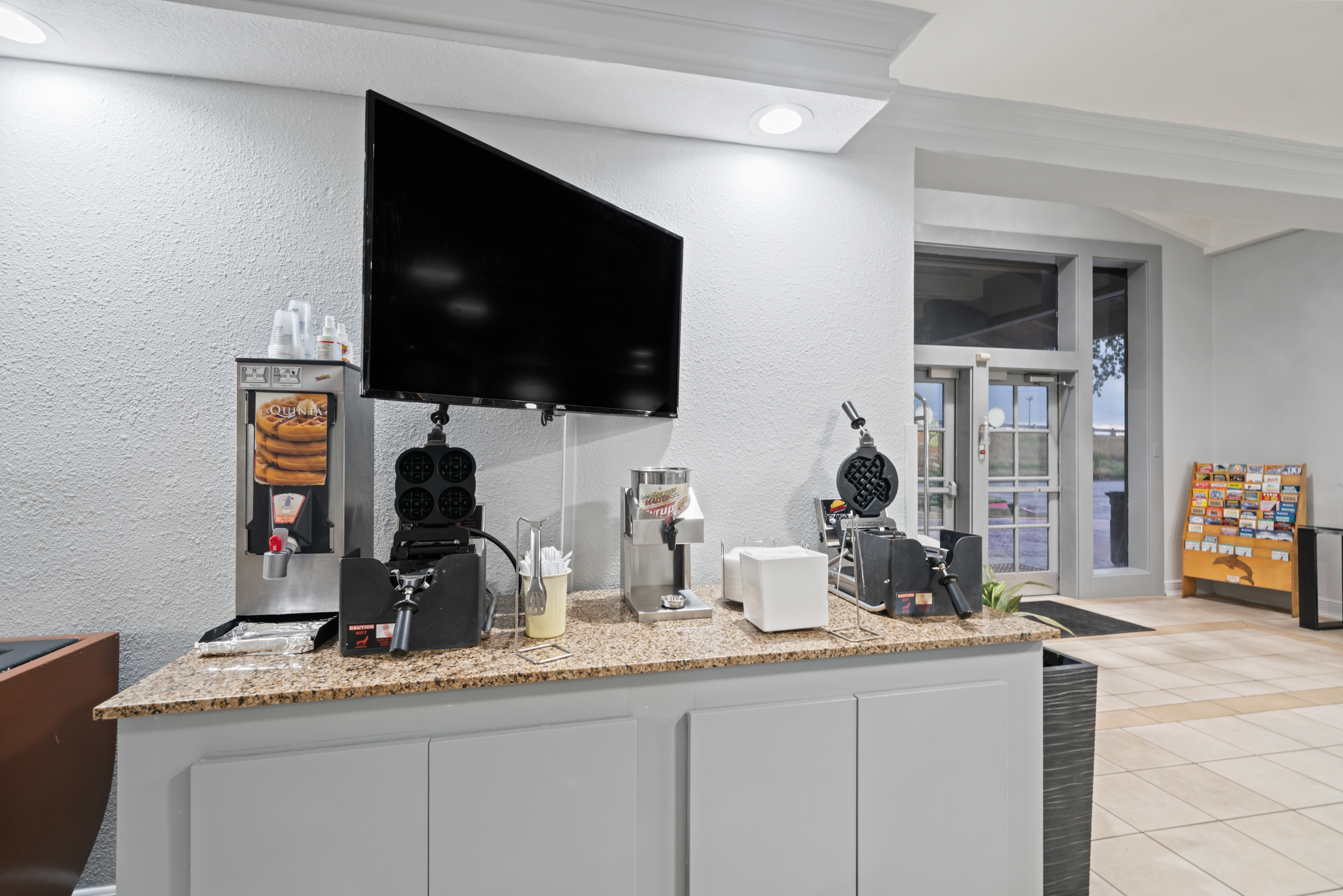 Free breakfast at La Quinta Inn by Wyndham Corpus Christi North in Corpus Christi, Texas