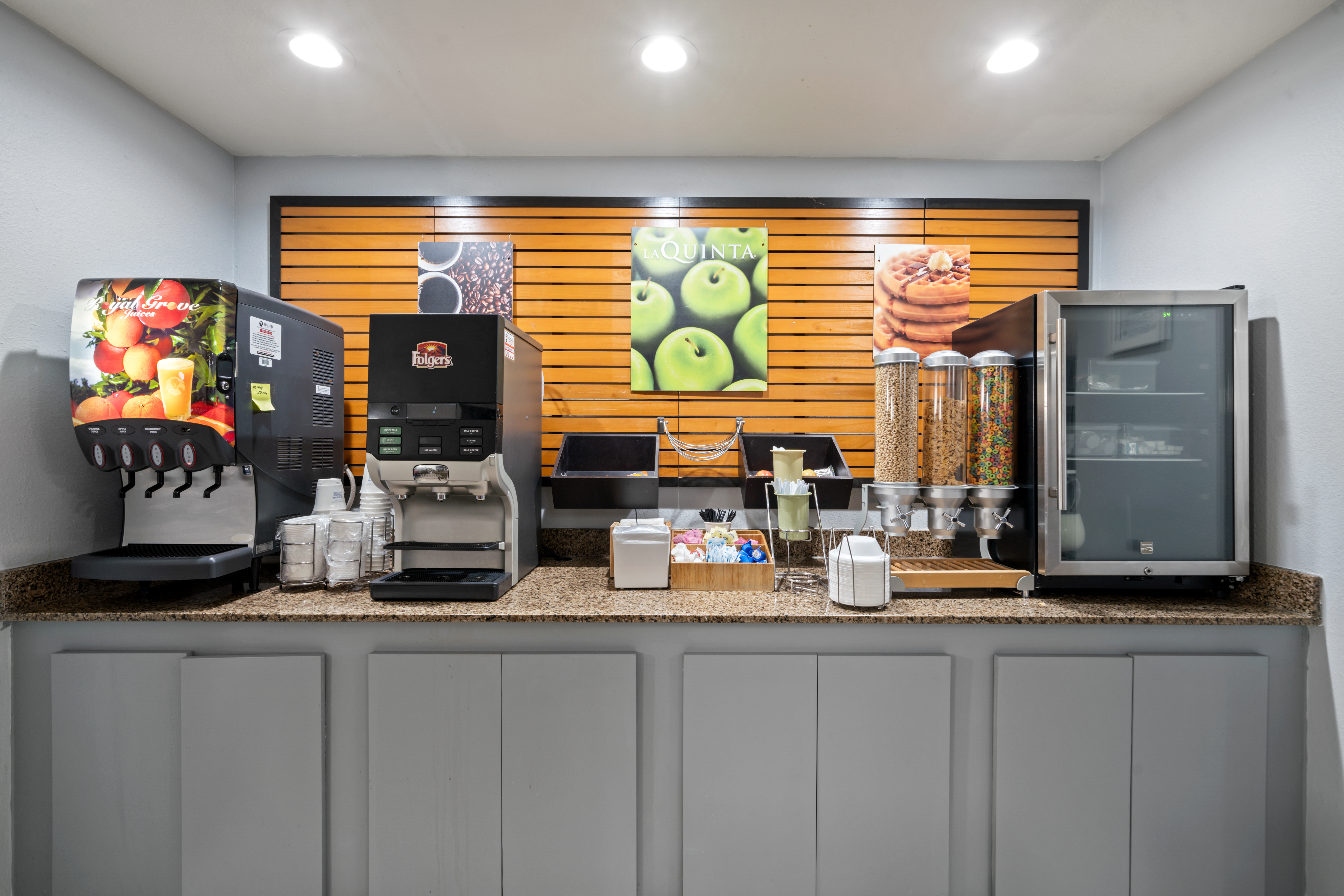 Free breakfast at La Quinta Inn by Wyndham Corpus Christi North in Corpus Christi, Texas