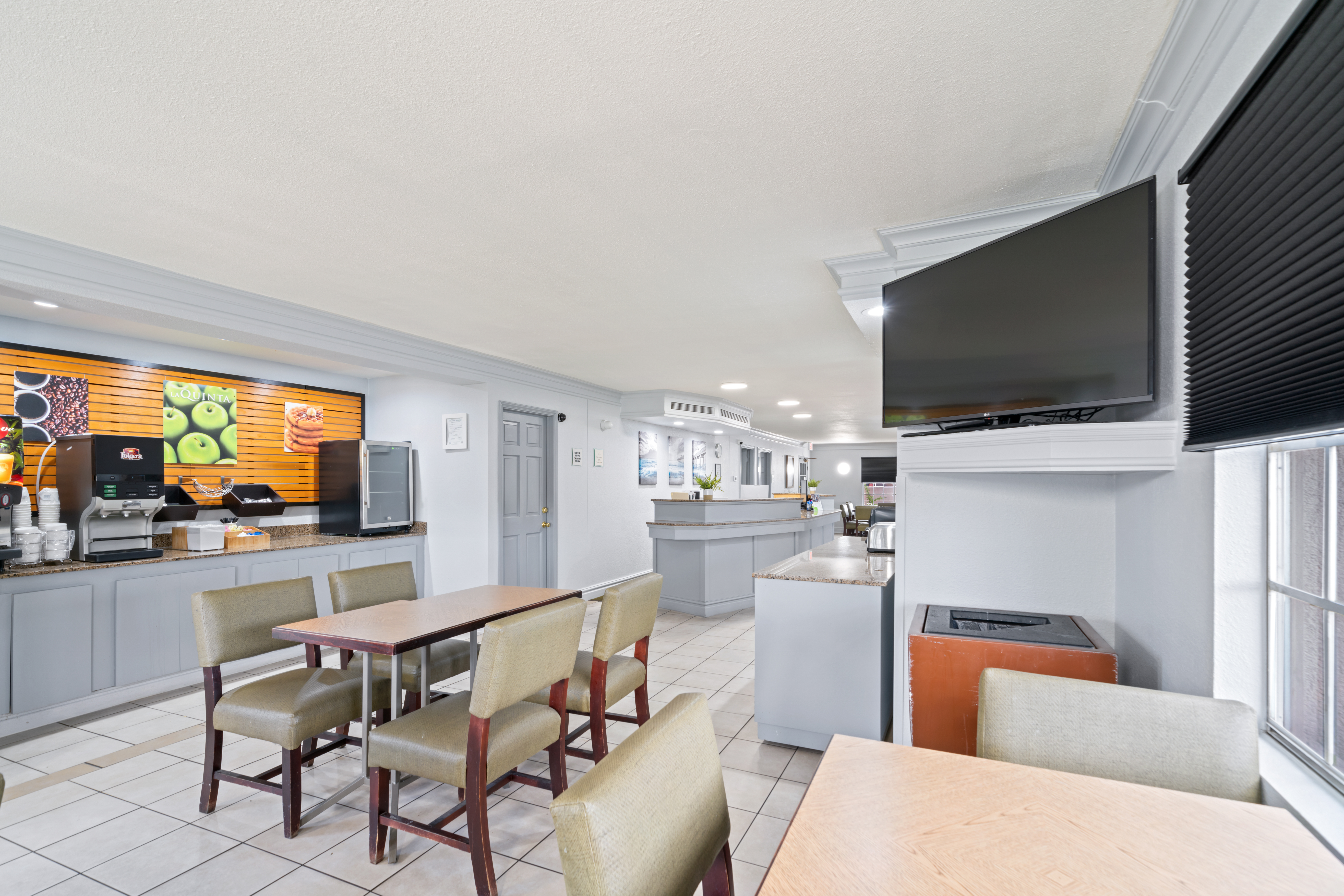 Free breakfast at La Quinta Inn by Wyndham Corpus Christi North in Corpus Christi, Texas