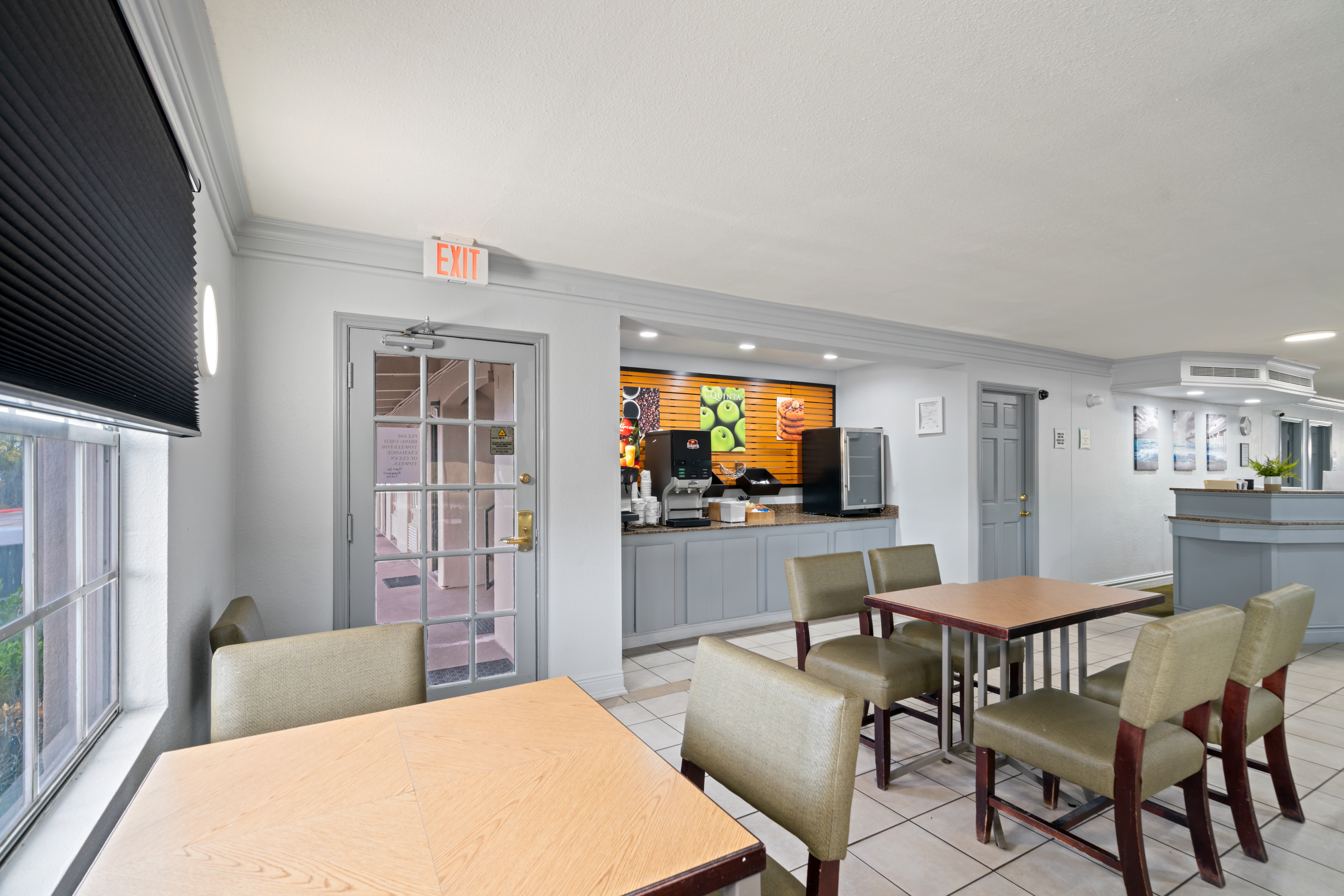 Free breakfast at La Quinta Inn by Wyndham Corpus Christi North in Corpus Christi, Texas