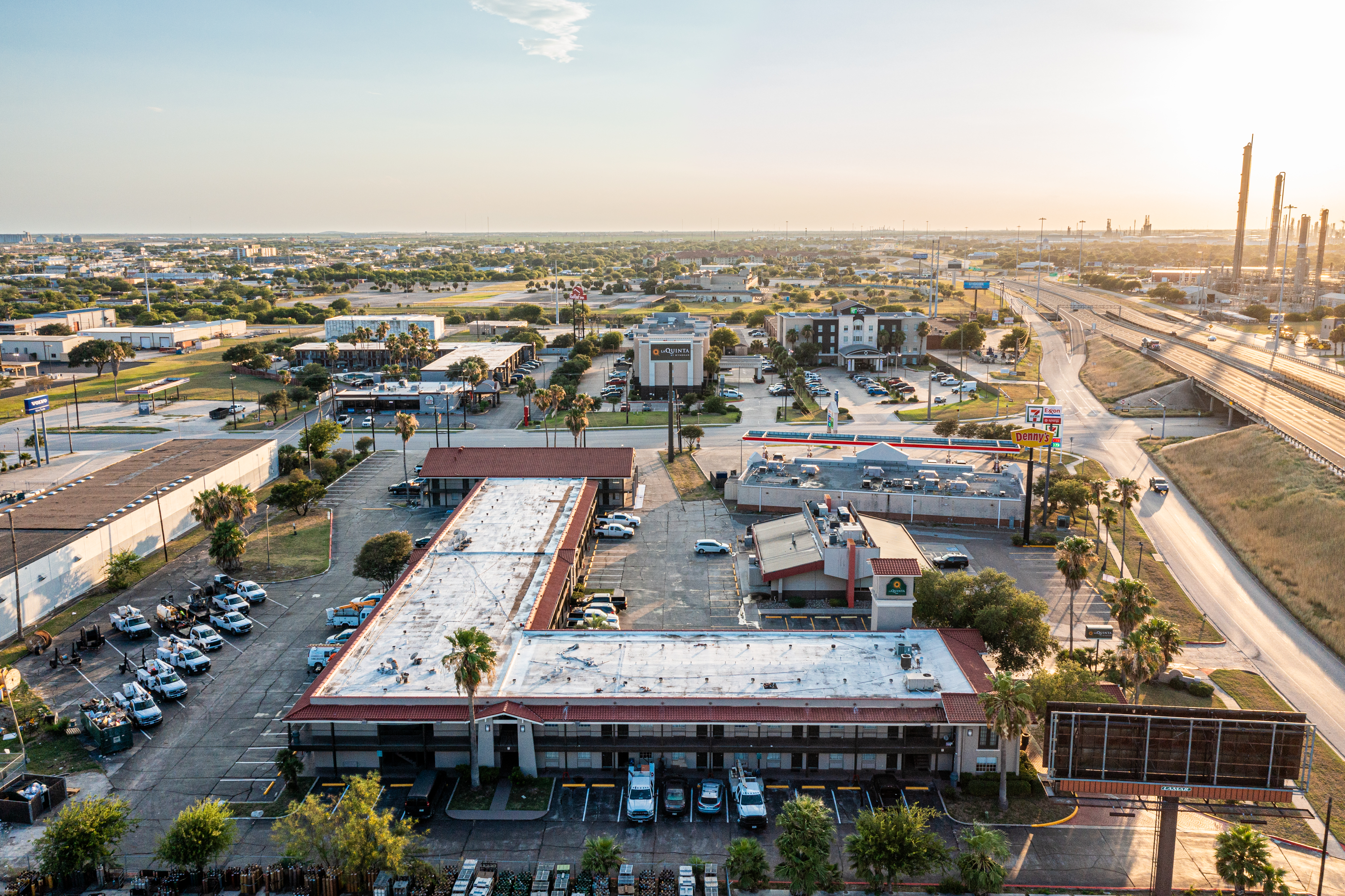 Exterior of La Quinta Inn by Wyndham Corpus Christi North hotel in Corpus Christi, Texas