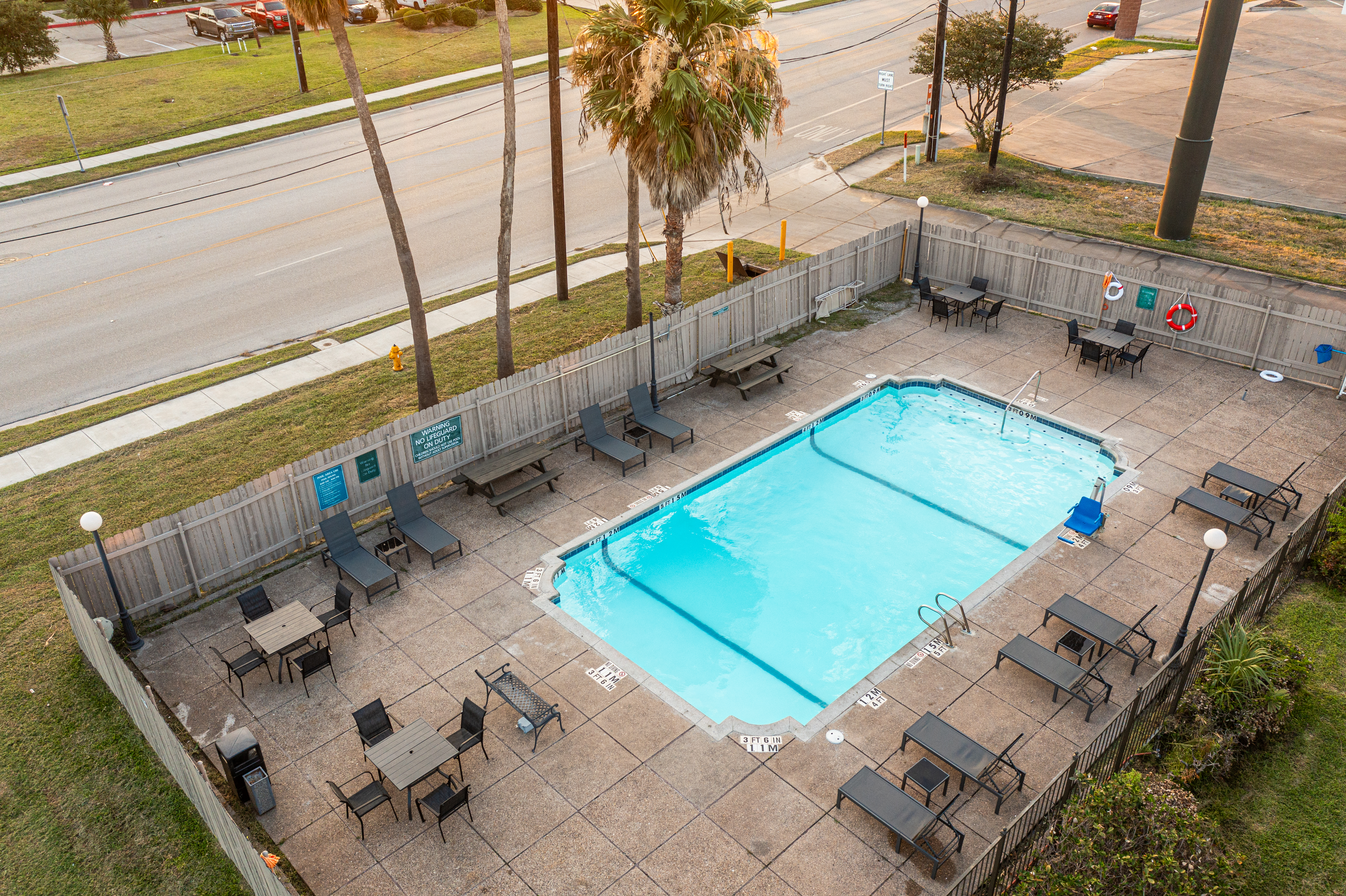 Pool at the La Quinta Inn by Wyndham Corpus Christi North in Corpus Christi, Texas