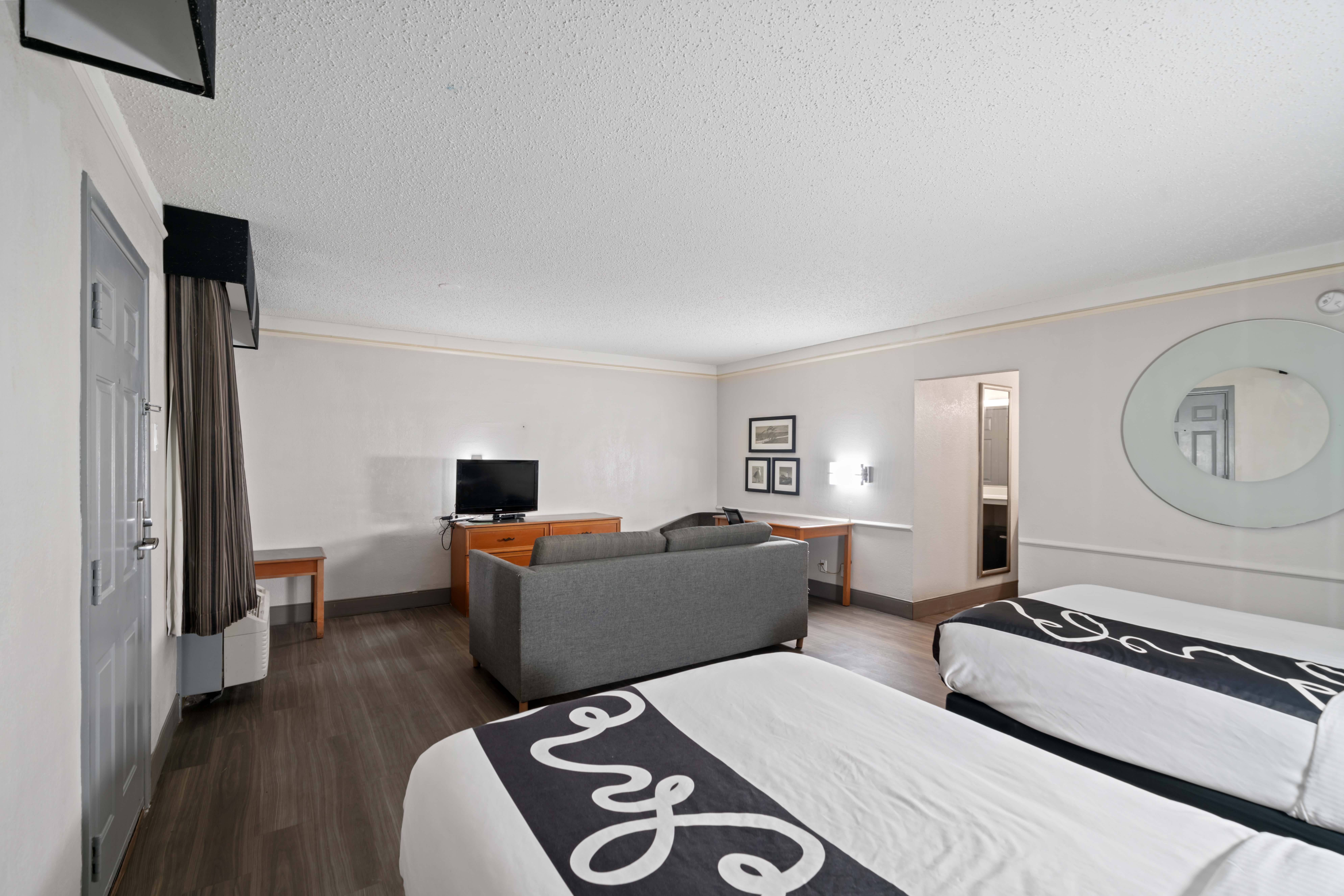 Guest room at the La Quinta Inn by Wyndham Corpus Christi North in Corpus Christi, Texas