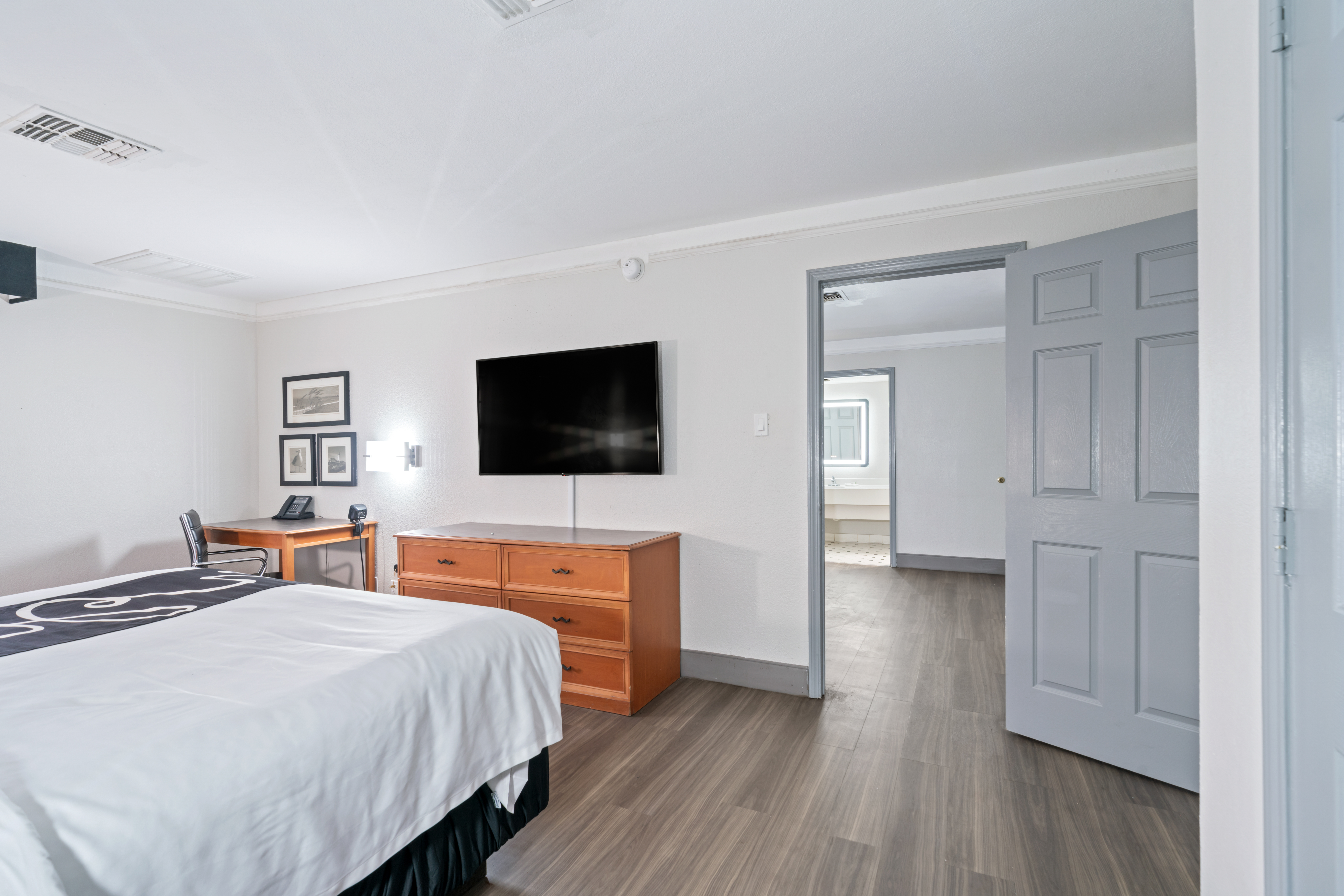Guest room at the La Quinta Inn by Wyndham Corpus Christi North in Corpus Christi, Texas