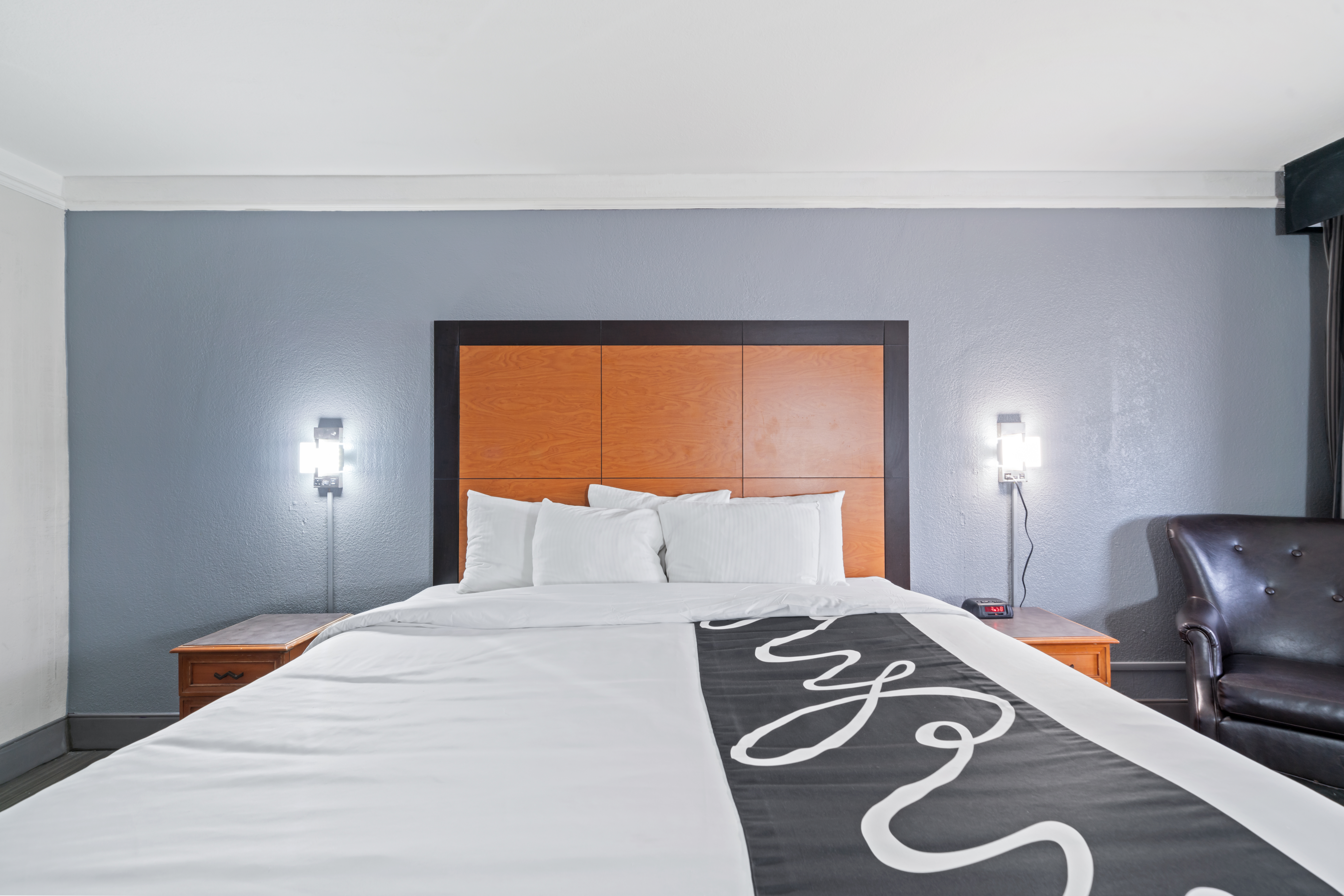 Guest room at the La Quinta Inn by Wyndham Corpus Christi North in Corpus Christi, Texas