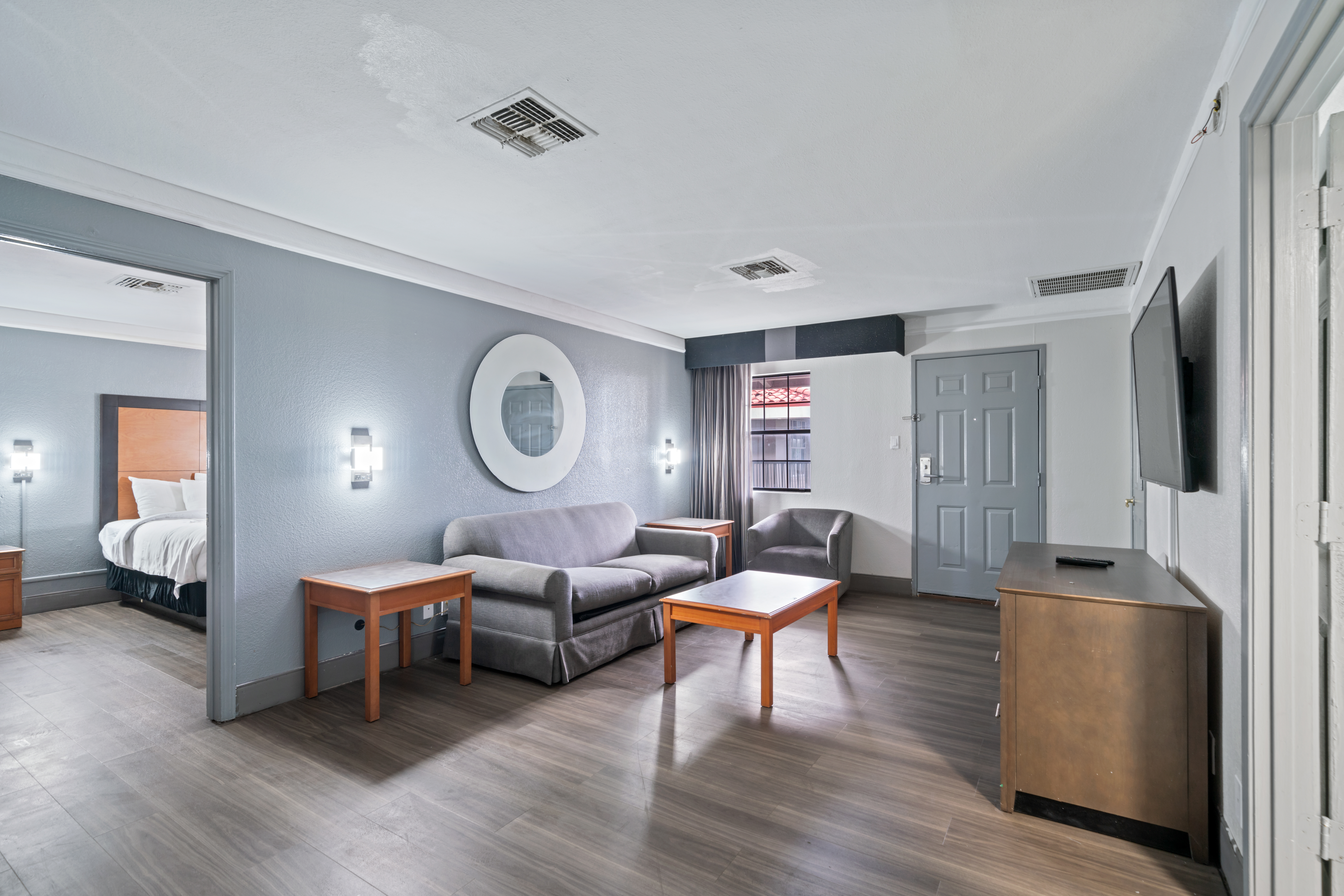 Guest room at the La Quinta Inn by Wyndham Corpus Christi North in Corpus Christi, Texas